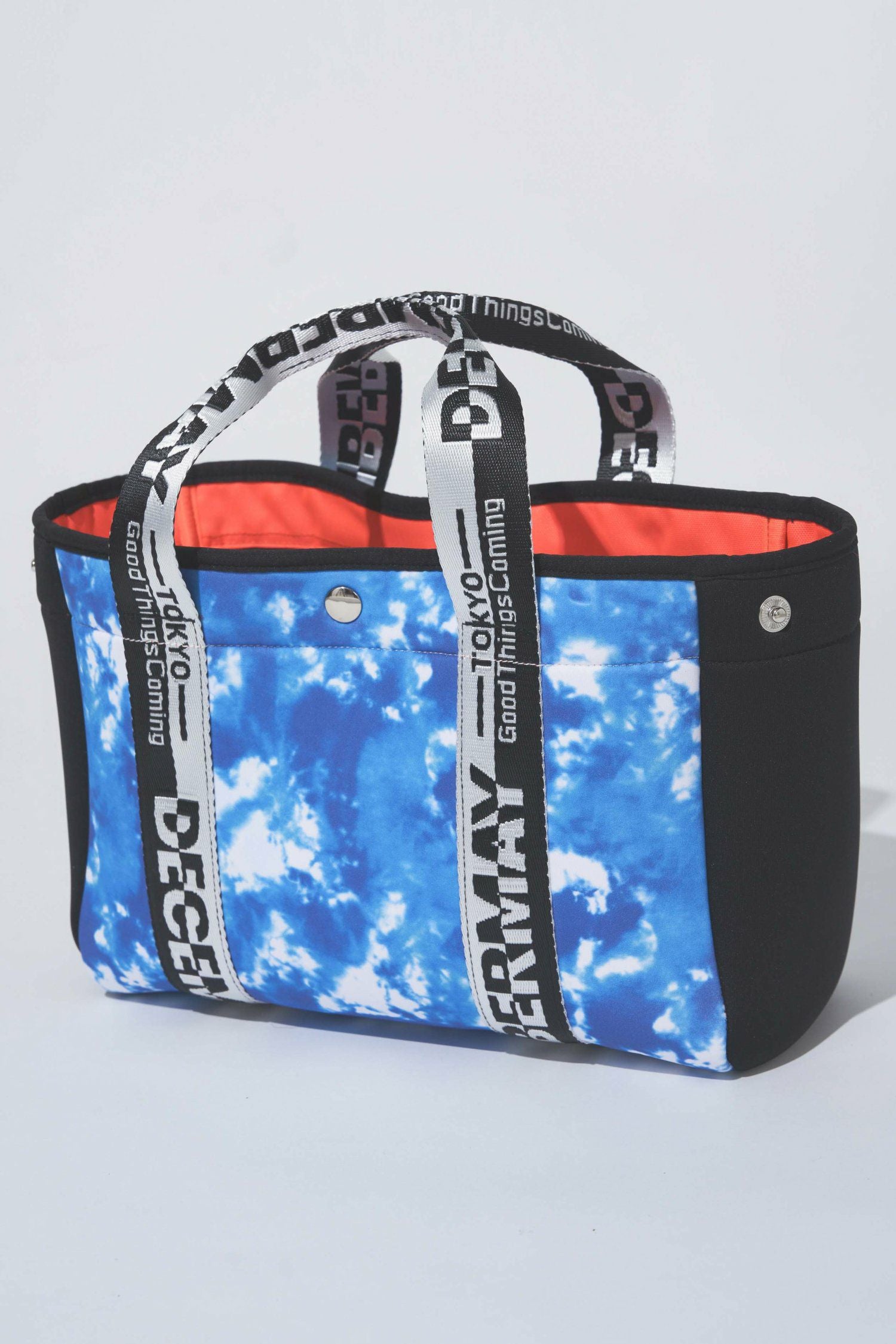 NEW＞ Tie dye art Neopren mini tote / UNISEX | DECEMBERMAY