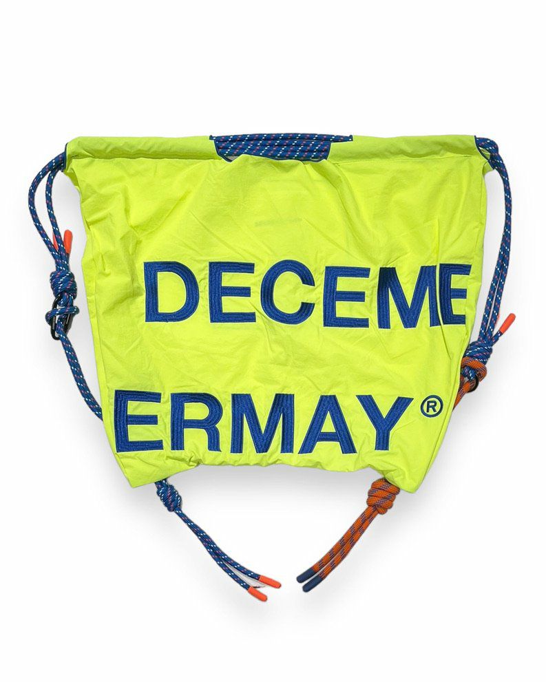 2WAY BIG Logo embroidery code bag / UNISEX | DECEMBERMAY