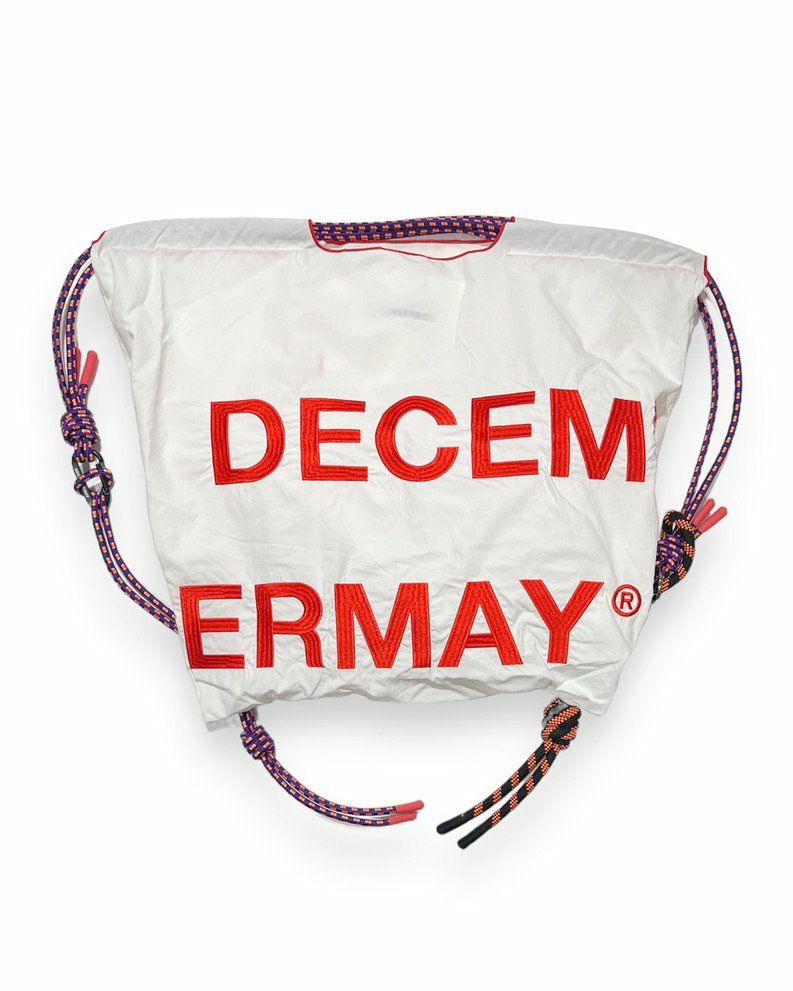 2WAY BIG Logo embroidery code bag / UNISEX | DECEMBERMAY