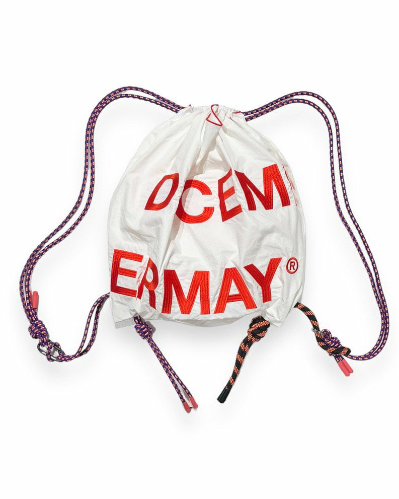 2WAY BIG Logo embroidery code bag / UNISEX | DECEMBERMAY