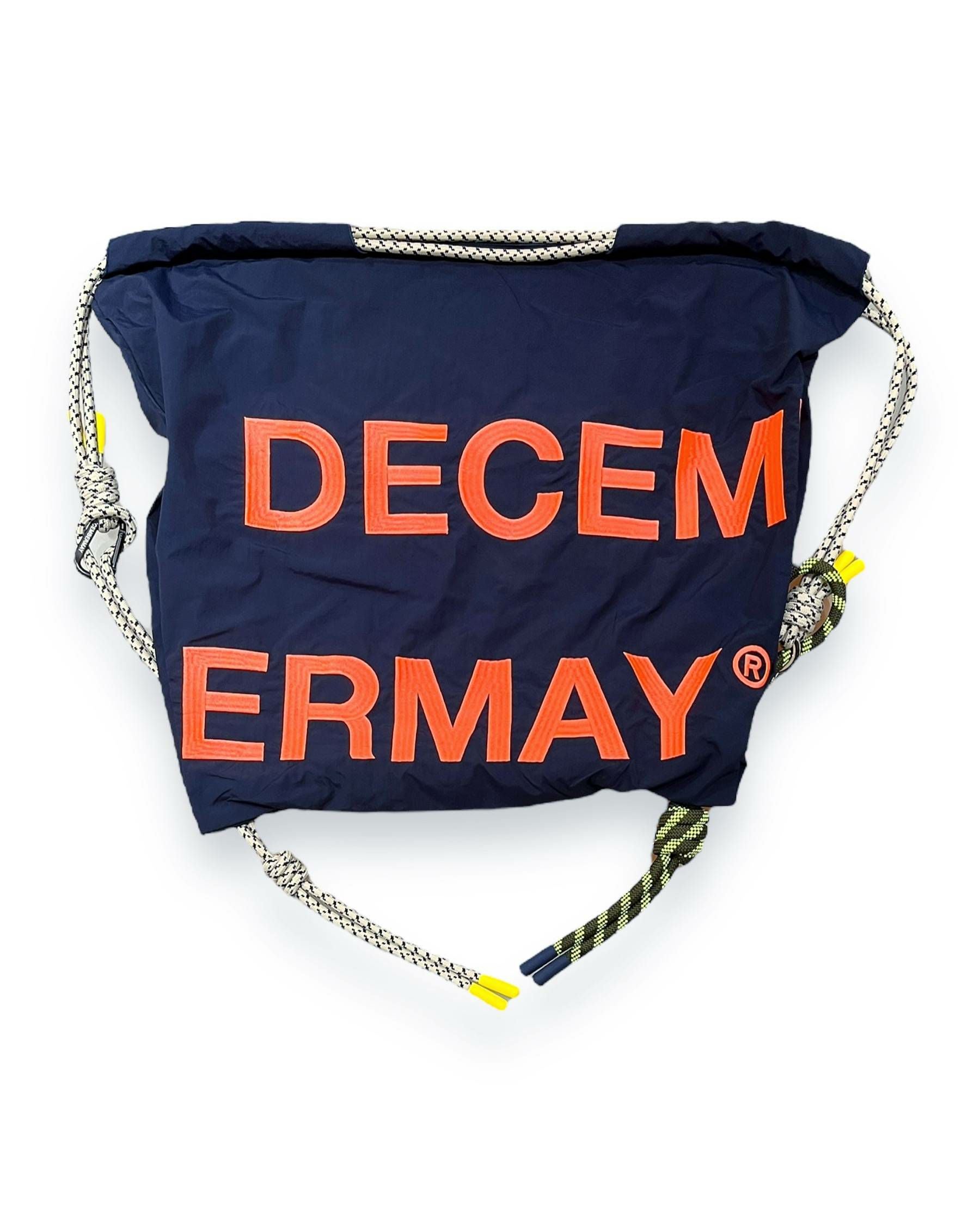 2WAY BIG Logo embroidery code bag / UNISEX | DECEMBERMAY