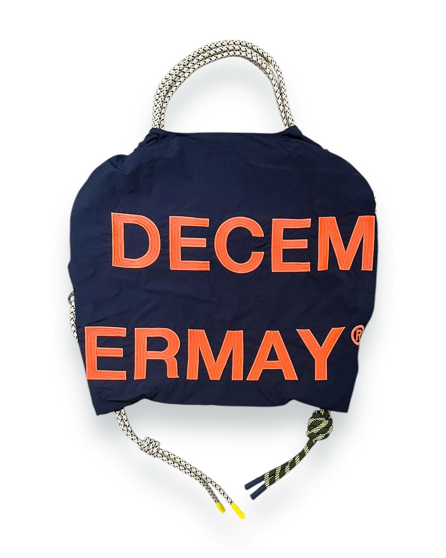 2WAY BIG Logo embroidery code bag / UNISEX | DECEMBERMAY