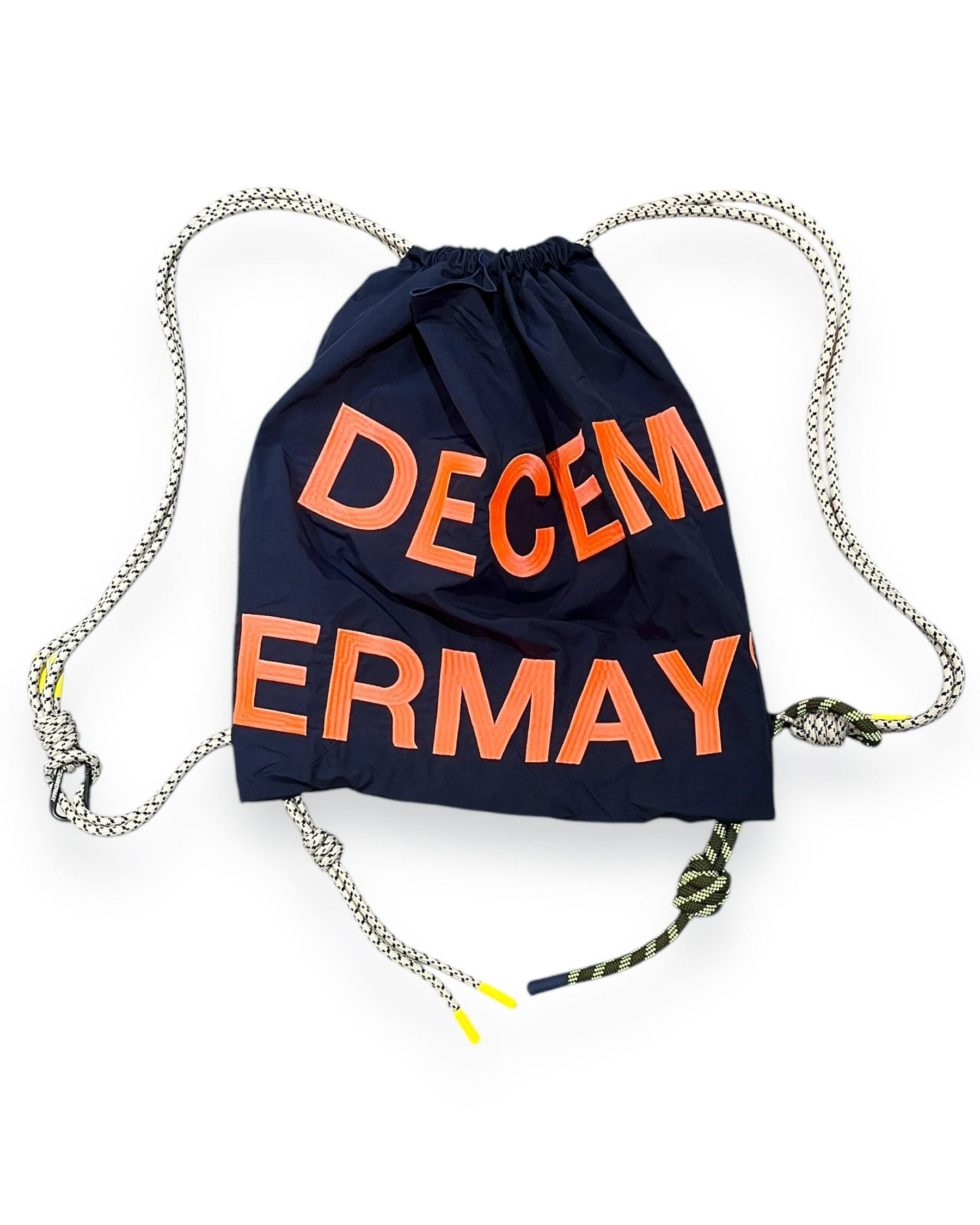 2WAY BIG Logo embroidery code bag / UNISEX | DECEMBERMAY