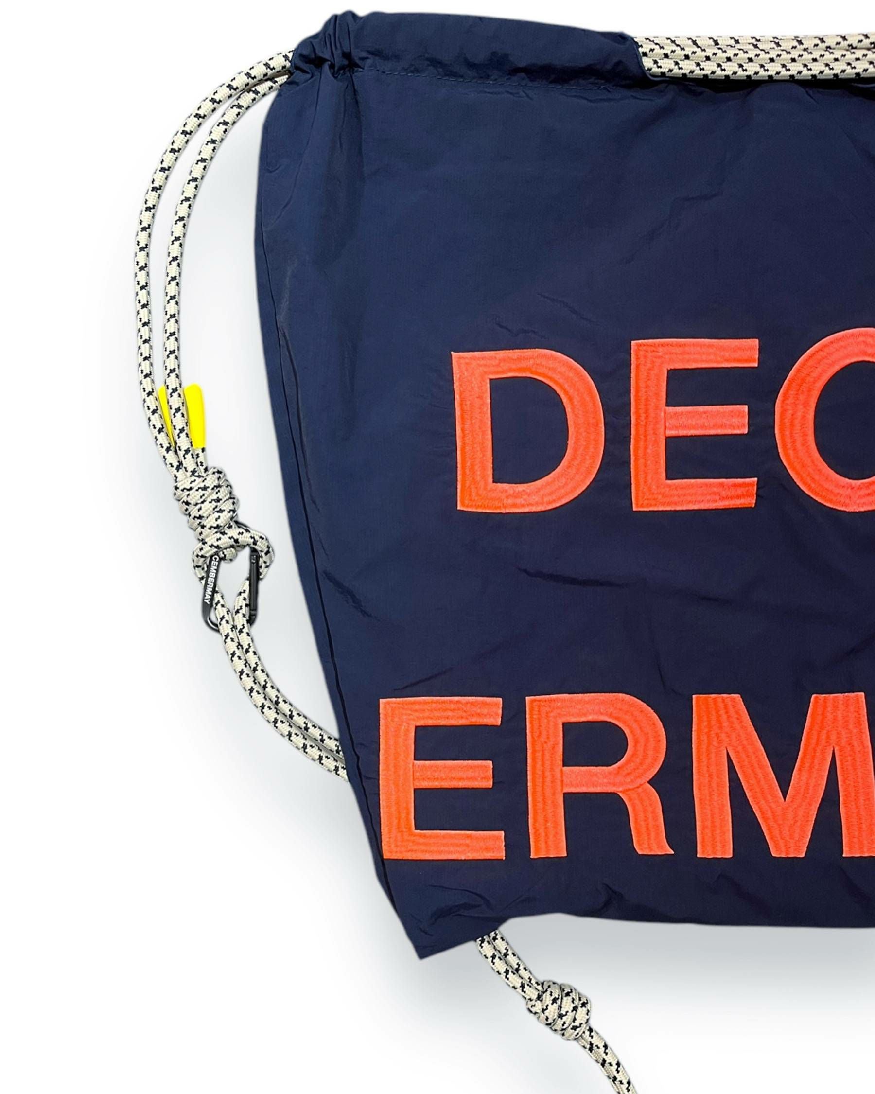 2WAY BIG Logo embroidery code bag / UNISEX | DECEMBERMAY