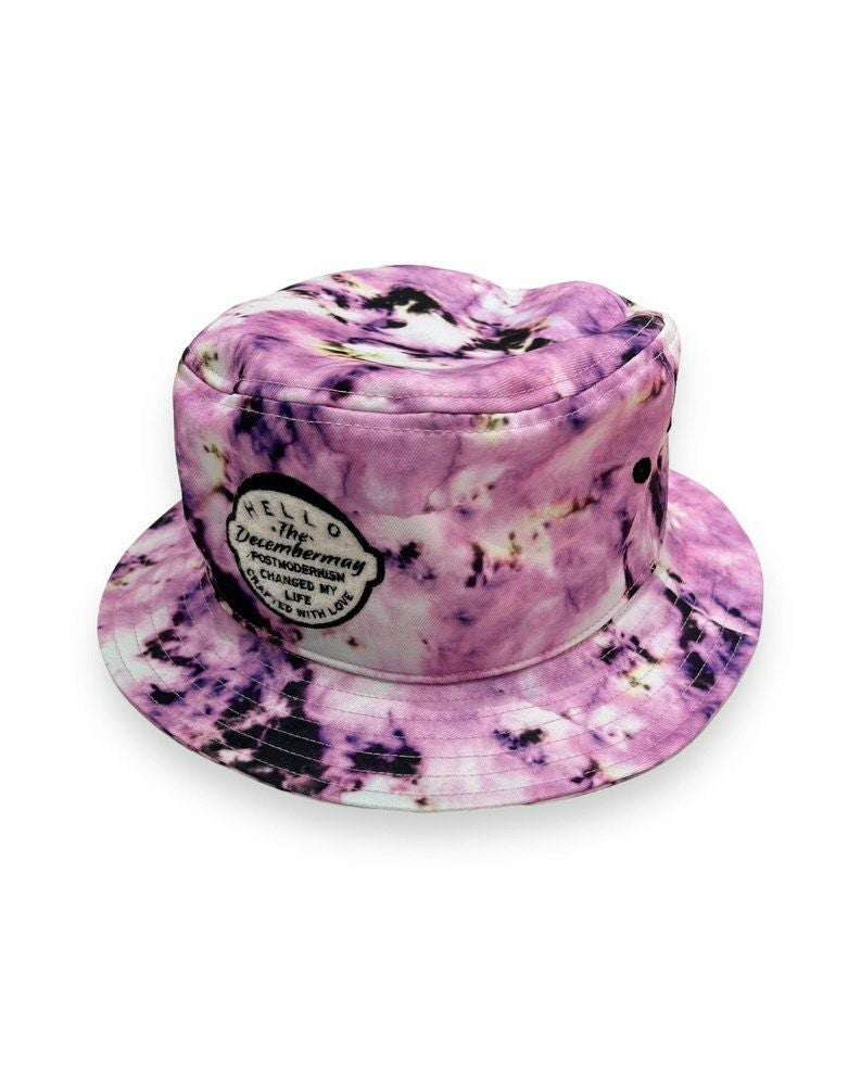 ★DECEMBERMAY★ Hand paint logo bucket hat CAP + VISER + HAT | DECEMBERMAY