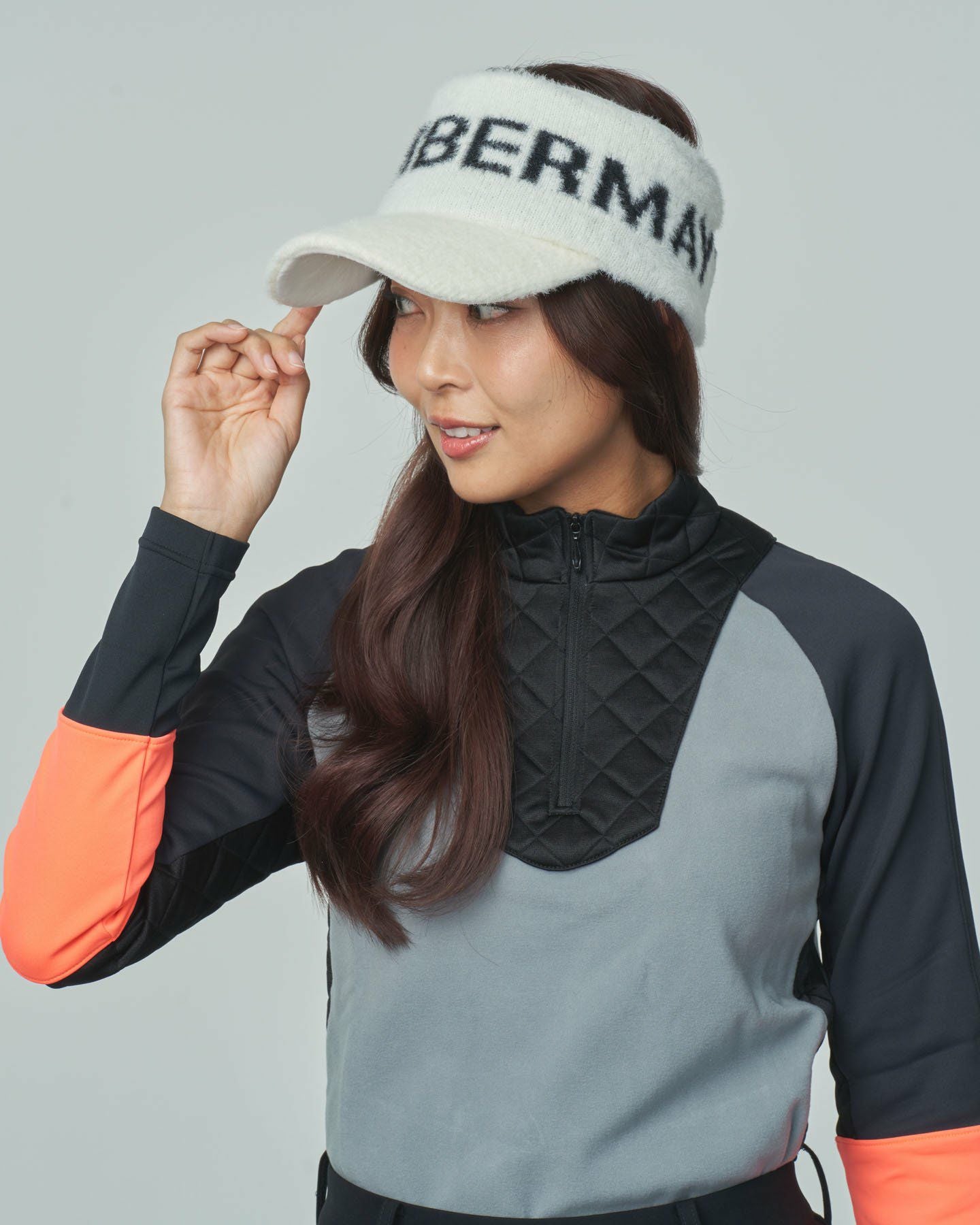 Knit Logo sun visor/ UNISEX | DECEMBERMAY