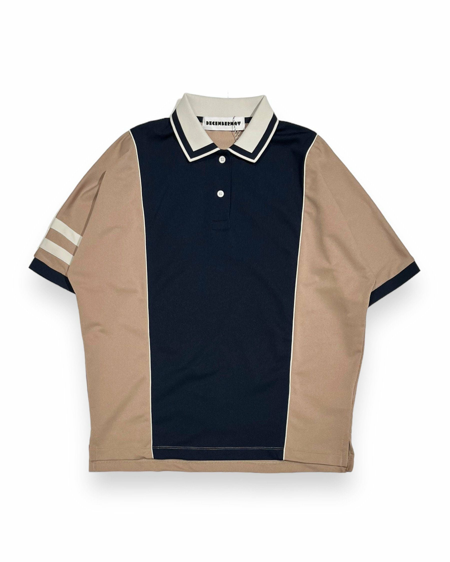 Bicolor Dolman sleeve polo / MAN | DECEMBERMAY