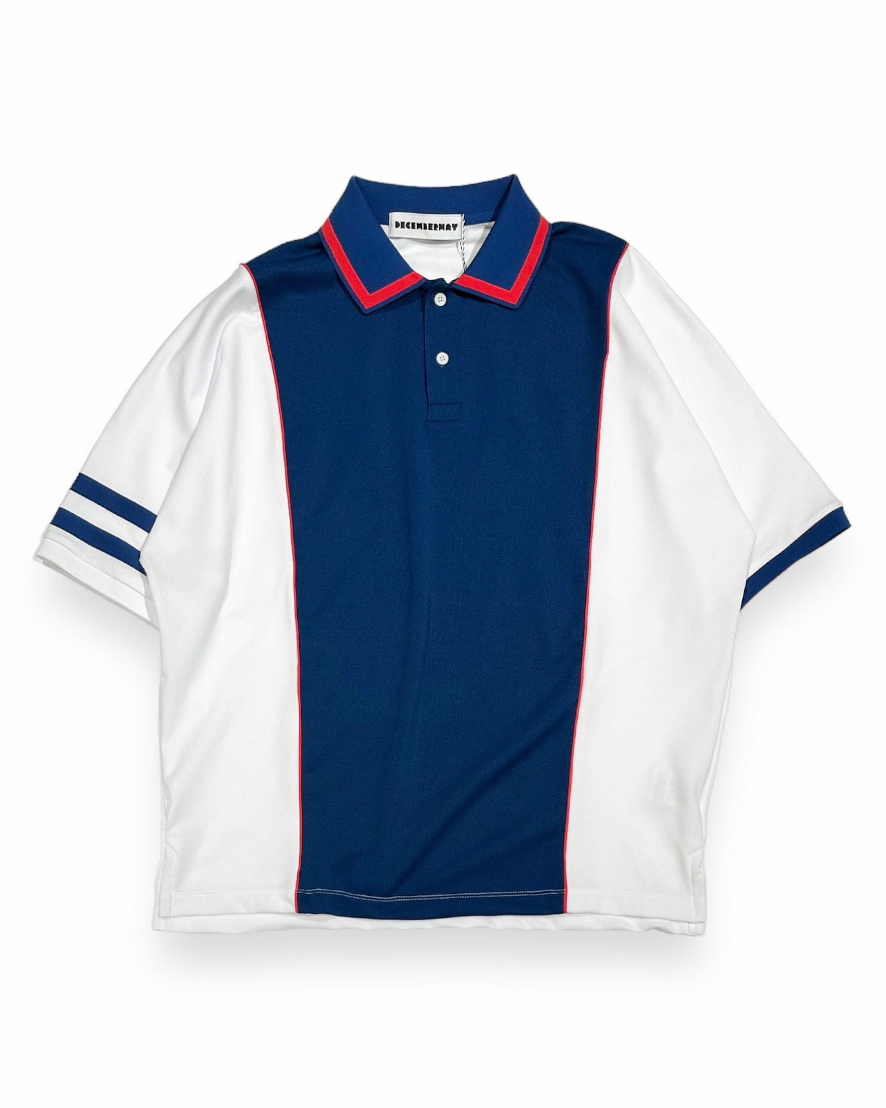 Bicolor Dolman sleeve polo / MAN | DECEMBERMAY