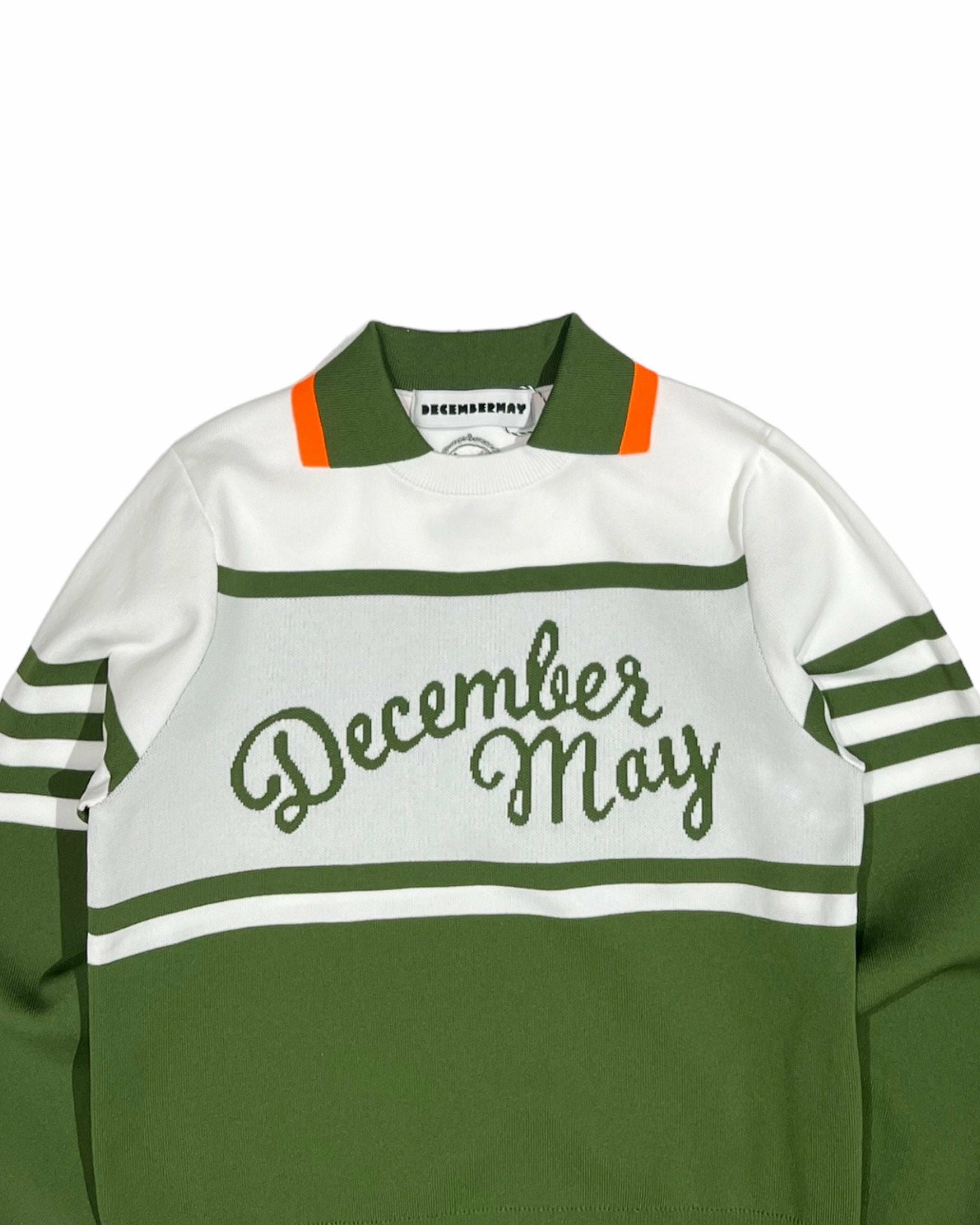 DECEMBERMAYニット Versity collar knit / MEN | DECEMBERMAY