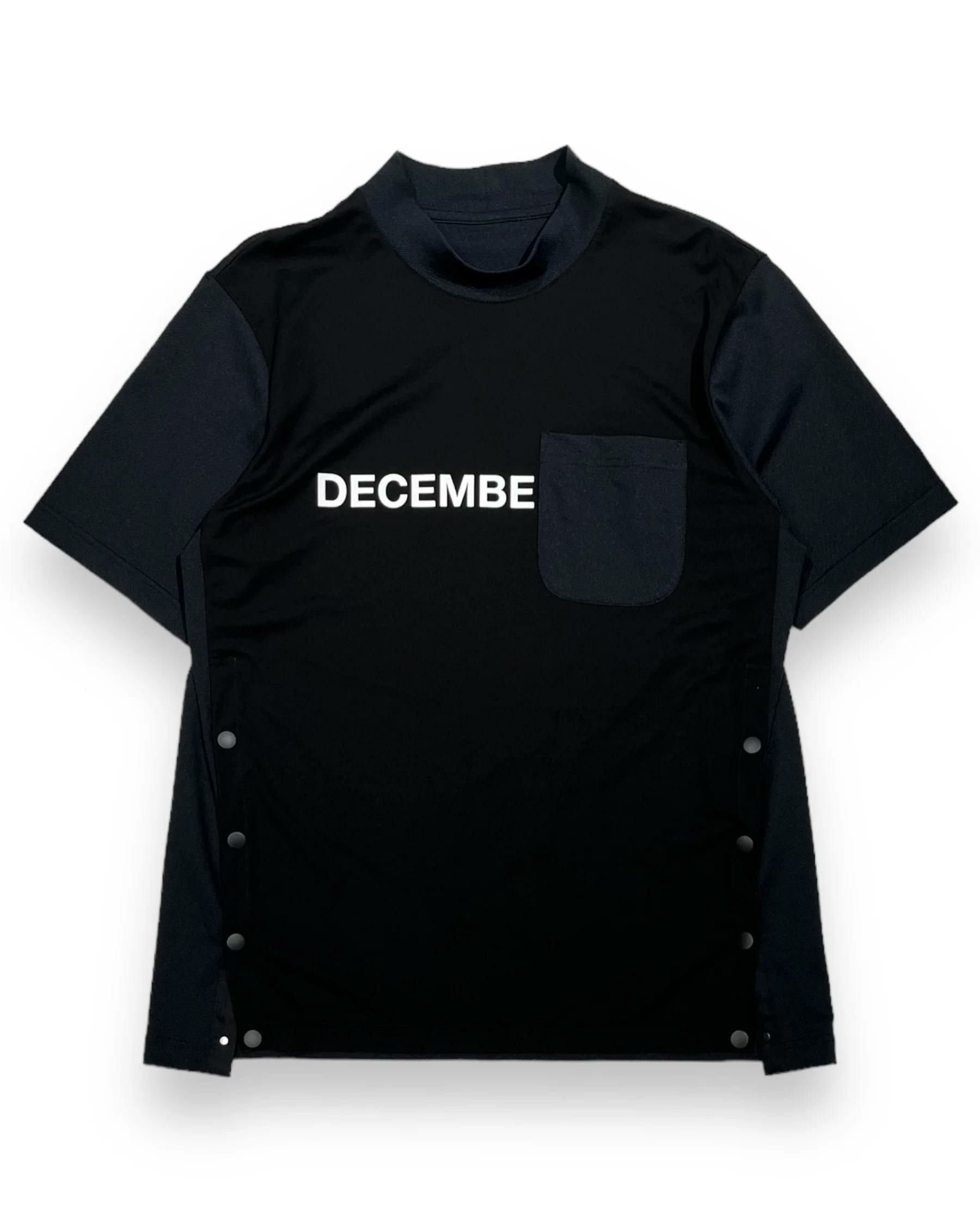【美品】ディセンバーメイ クールネス メッシュ モックネックシャツ XL ☆UNISEX☆ Combination mock Tee / UNISEX | DECEMBERMAY