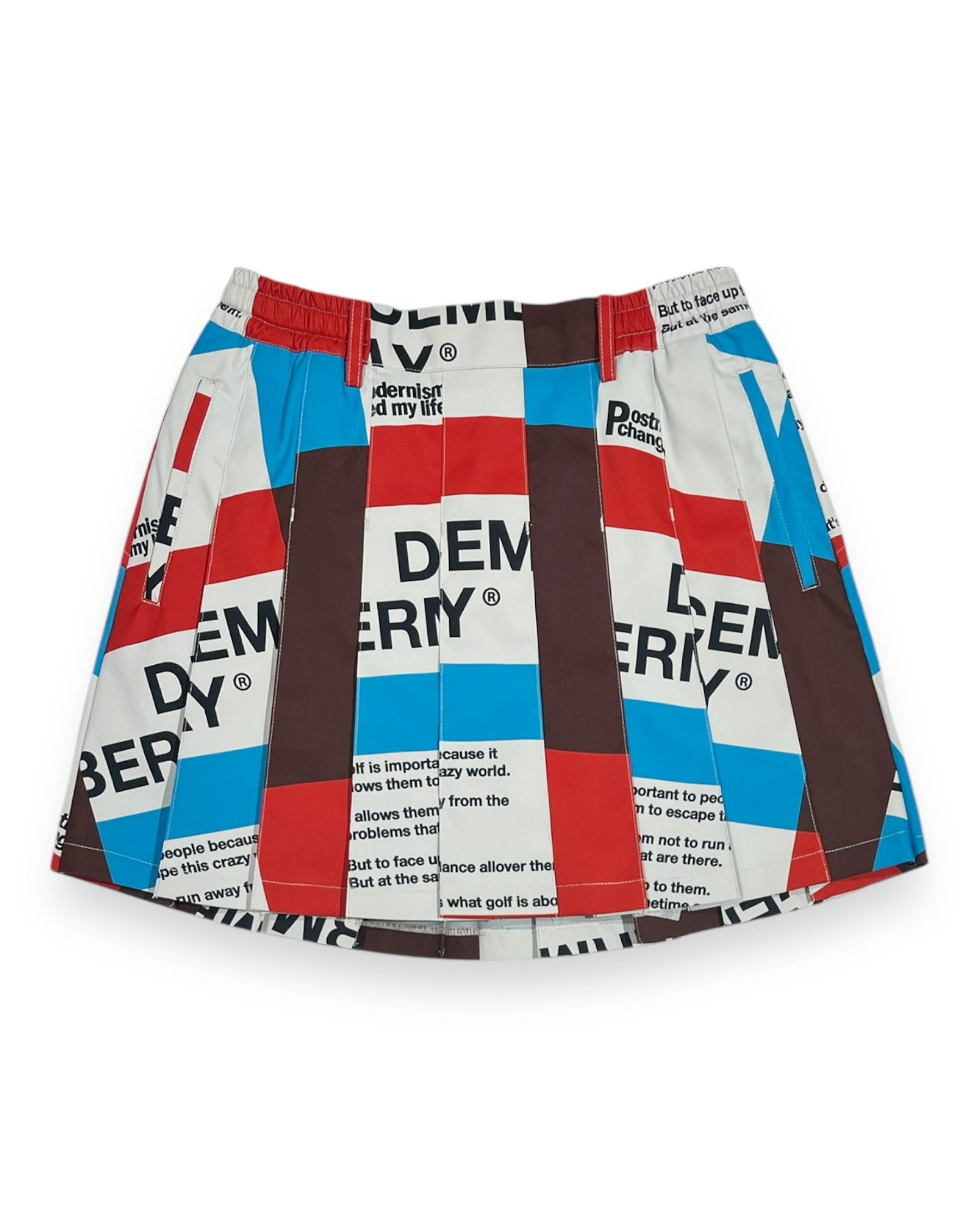 Tricolor windproof pleats skirt/WOMEN | DECEMBERMAY