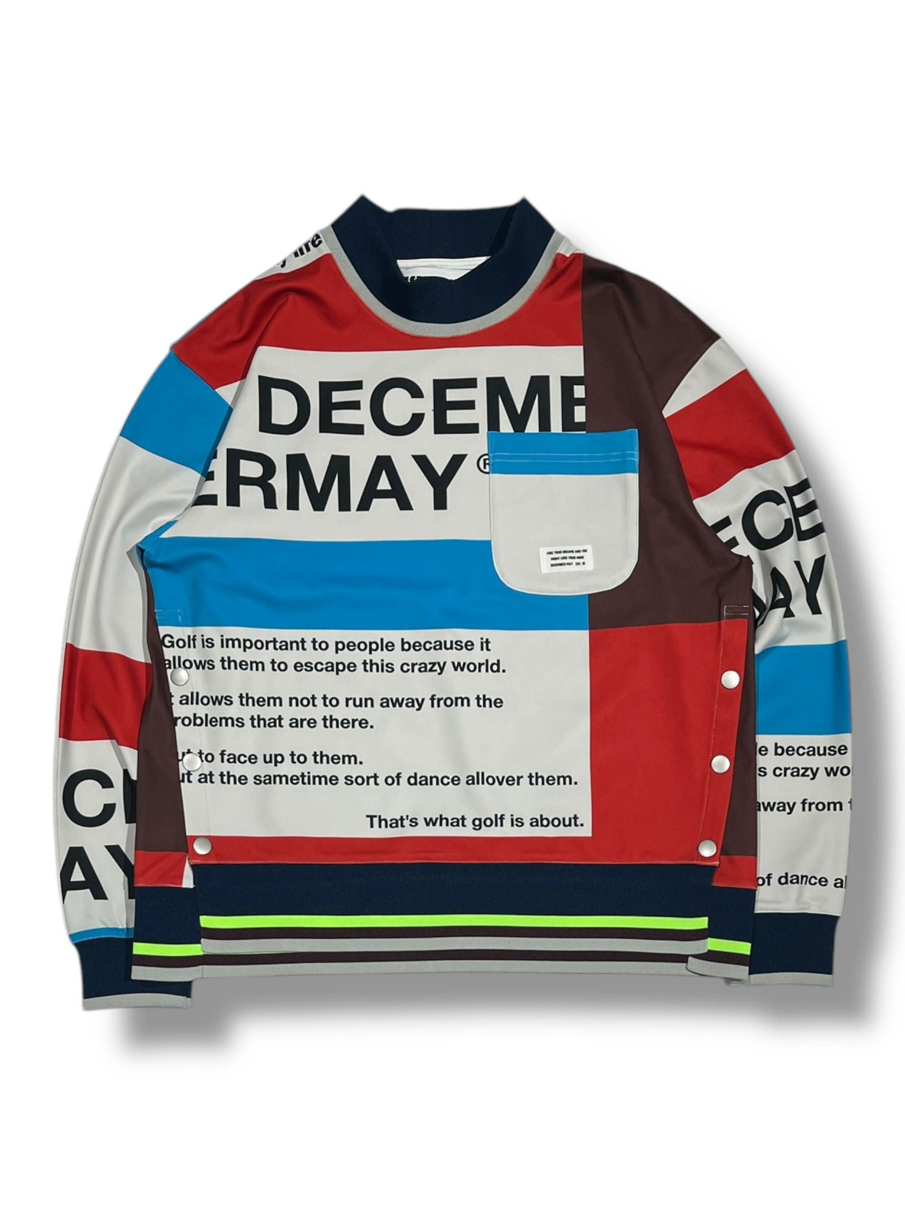 メンズウェア DECEMBERMAY long sleeve Mock / MAN Tricolor Mock long Tee / UNISEX | DECEMBERMAY