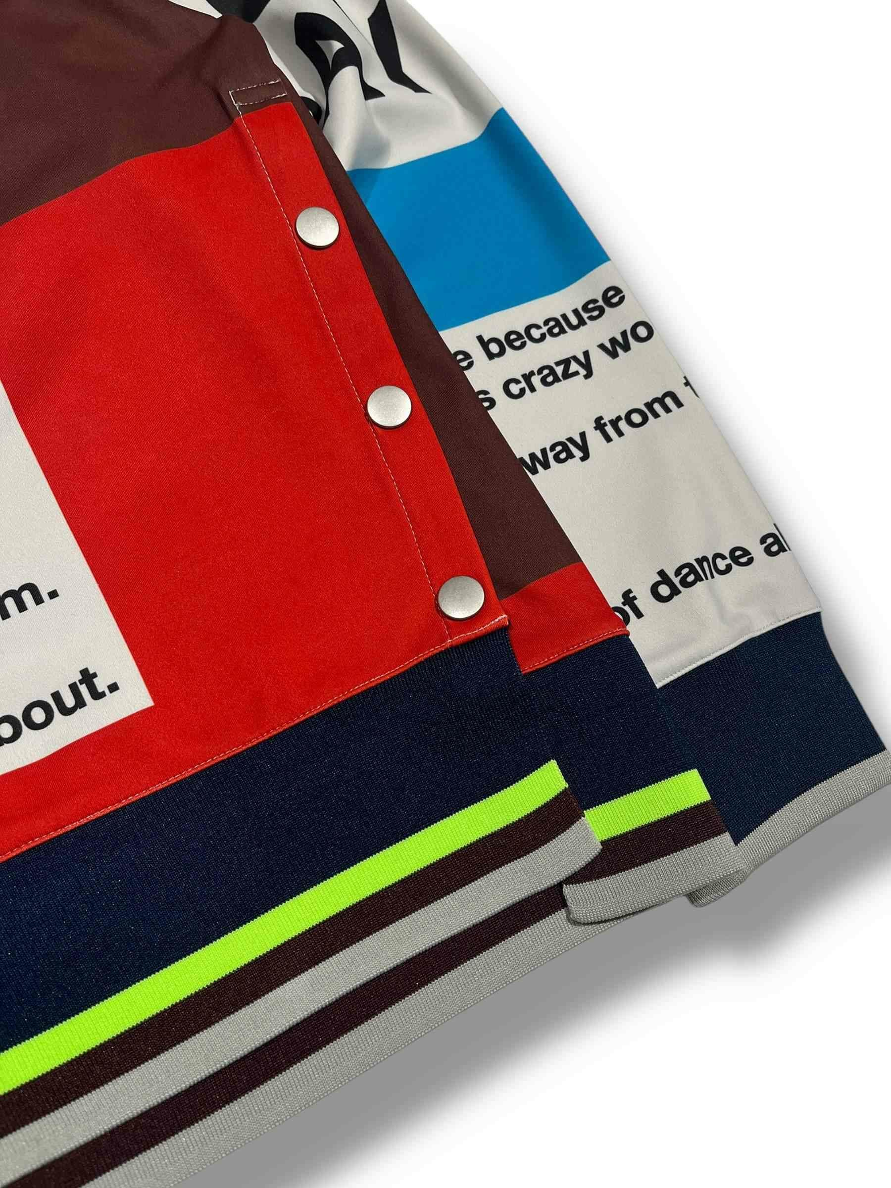 Tricolor Mock long Tee / UNISEX | DECEMBERMAY