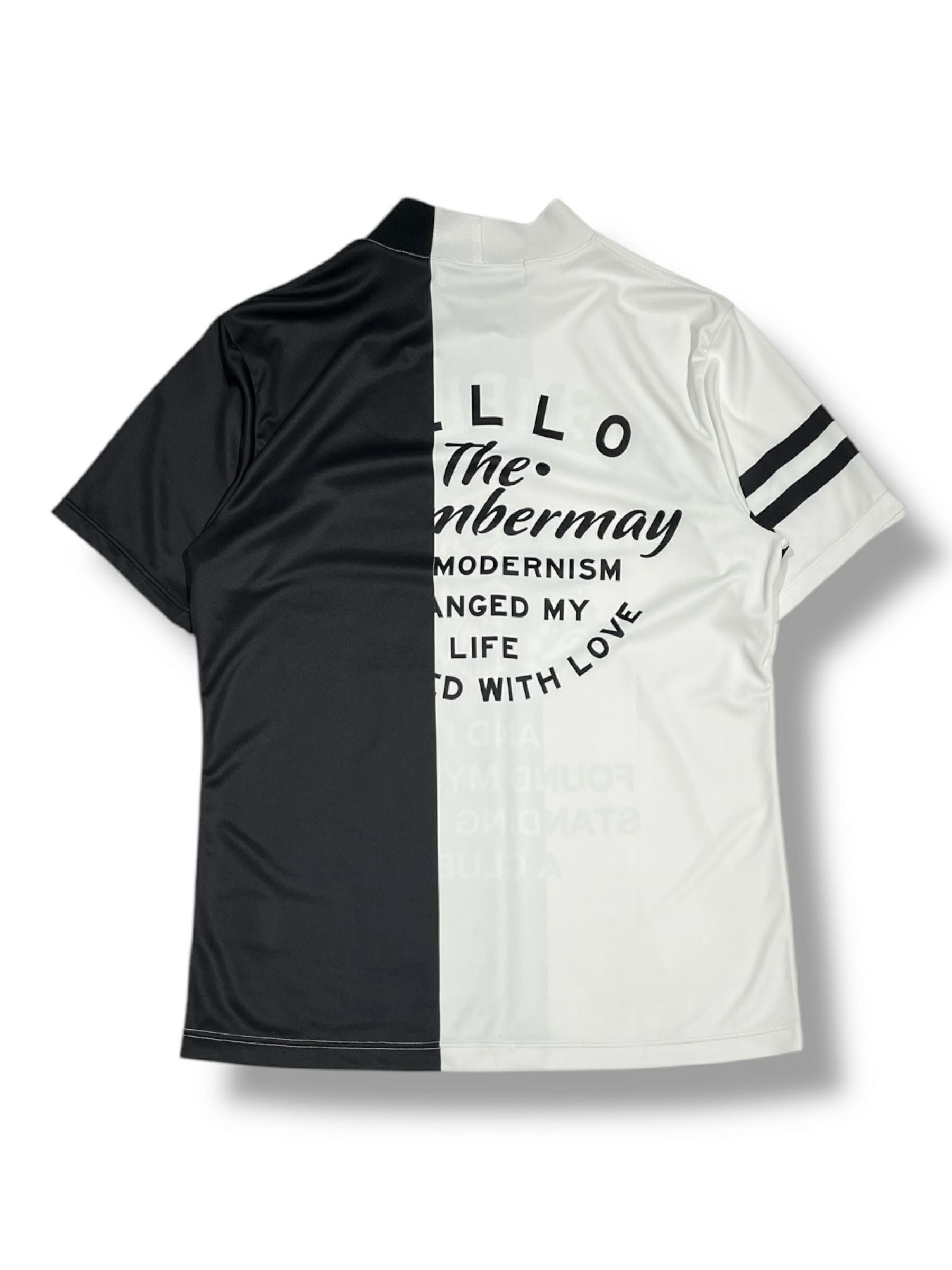 Lovers tiger bicolor mock neck shirt/ MEN | DECEMBERMAY