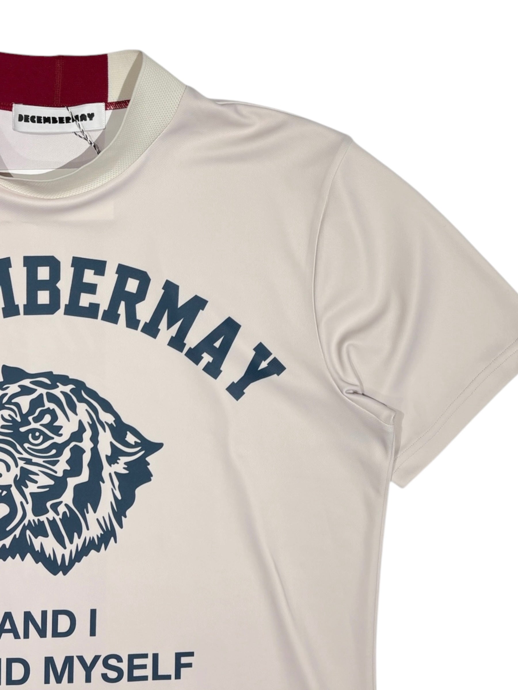 DECEMBER MAY M シャツ Lovers tiger bicolor mock neck shirt/ MEN | DECEMBERMAY