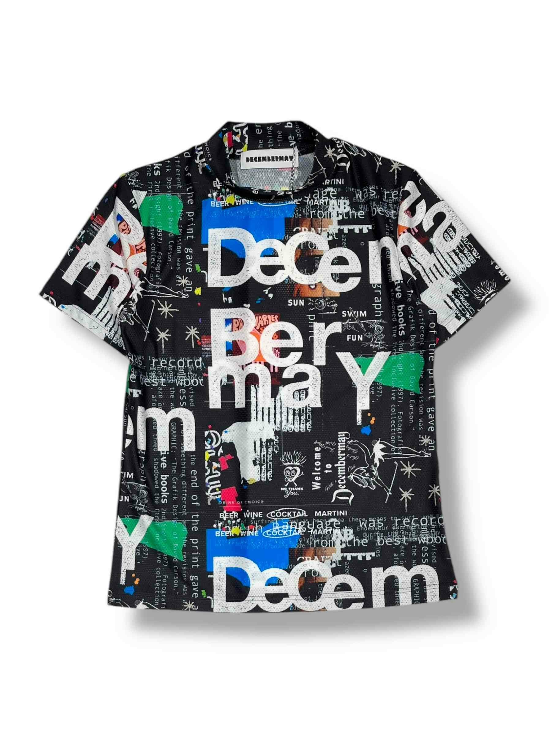 Graffiti mock neck shirt/ MEN | DECEMBERMAY