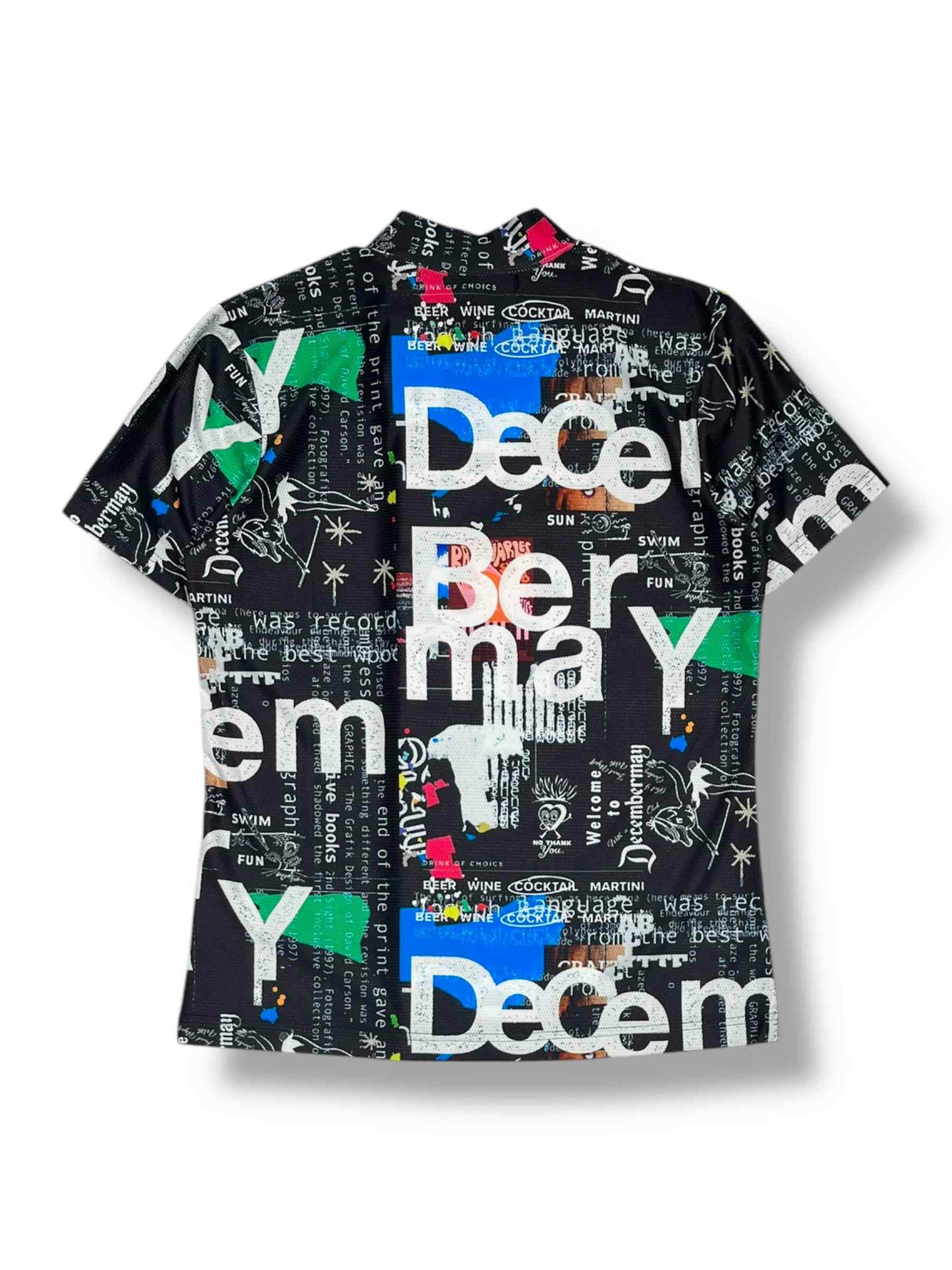 Mサイズ　今季新作　大人気　Graffiti mock neck shirt Graffiti mock neck shirt/ MEN | DECEMBERMAY