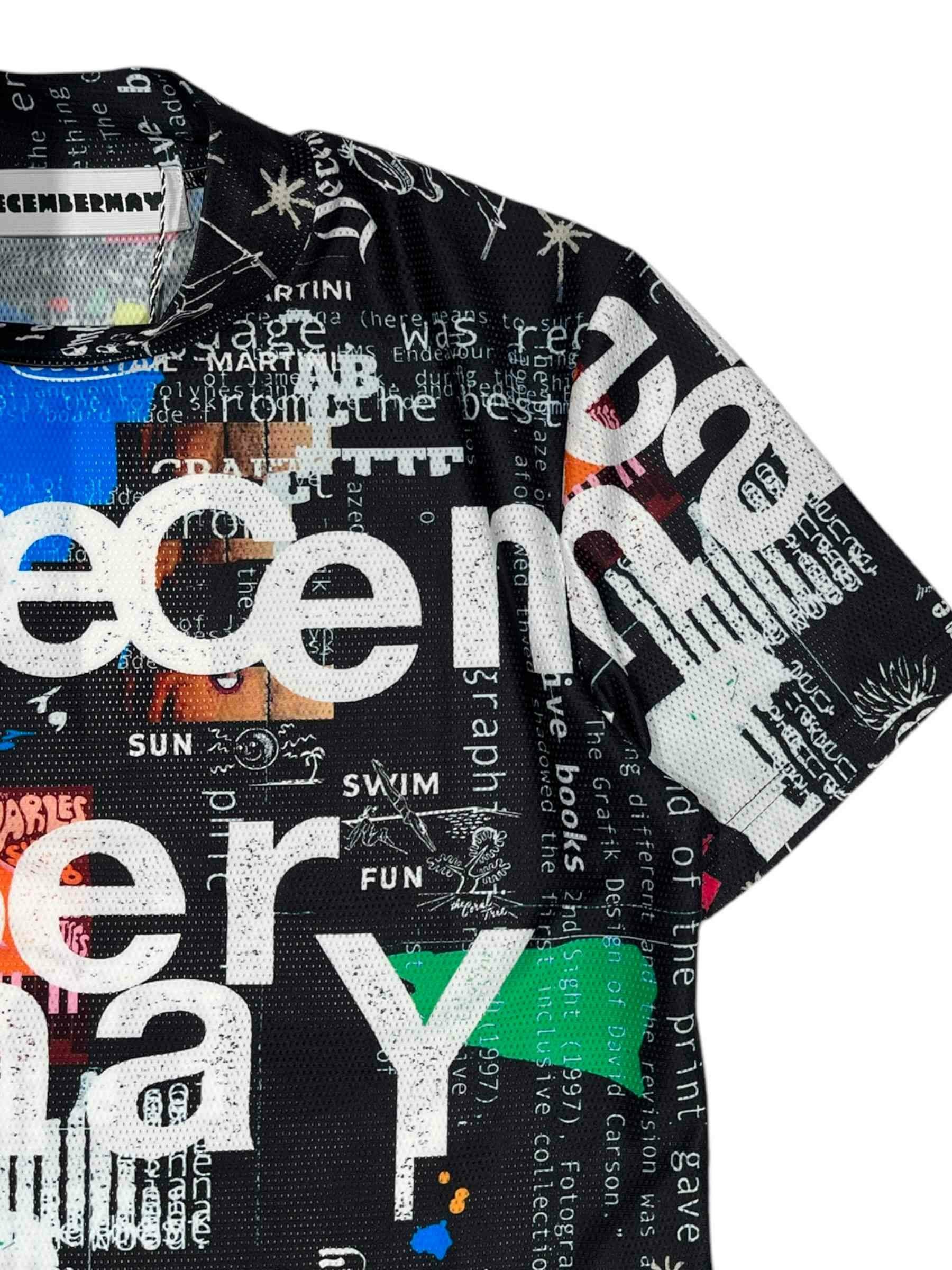 Graffiti mock neck shirt/ MEN | DECEMBERMAY