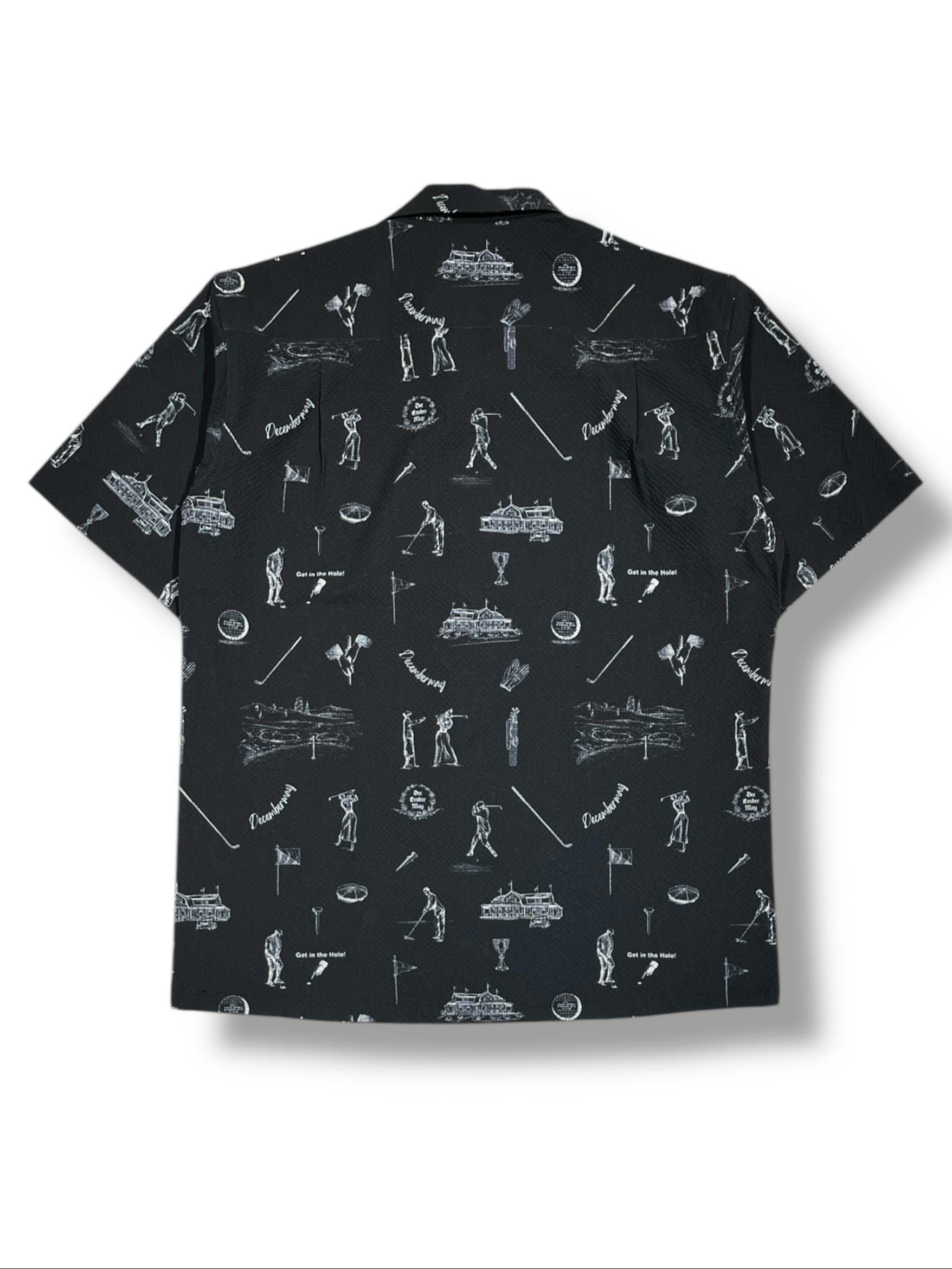 Vintagegolf seersucker shirt/ MEN | DECEMBERMAY