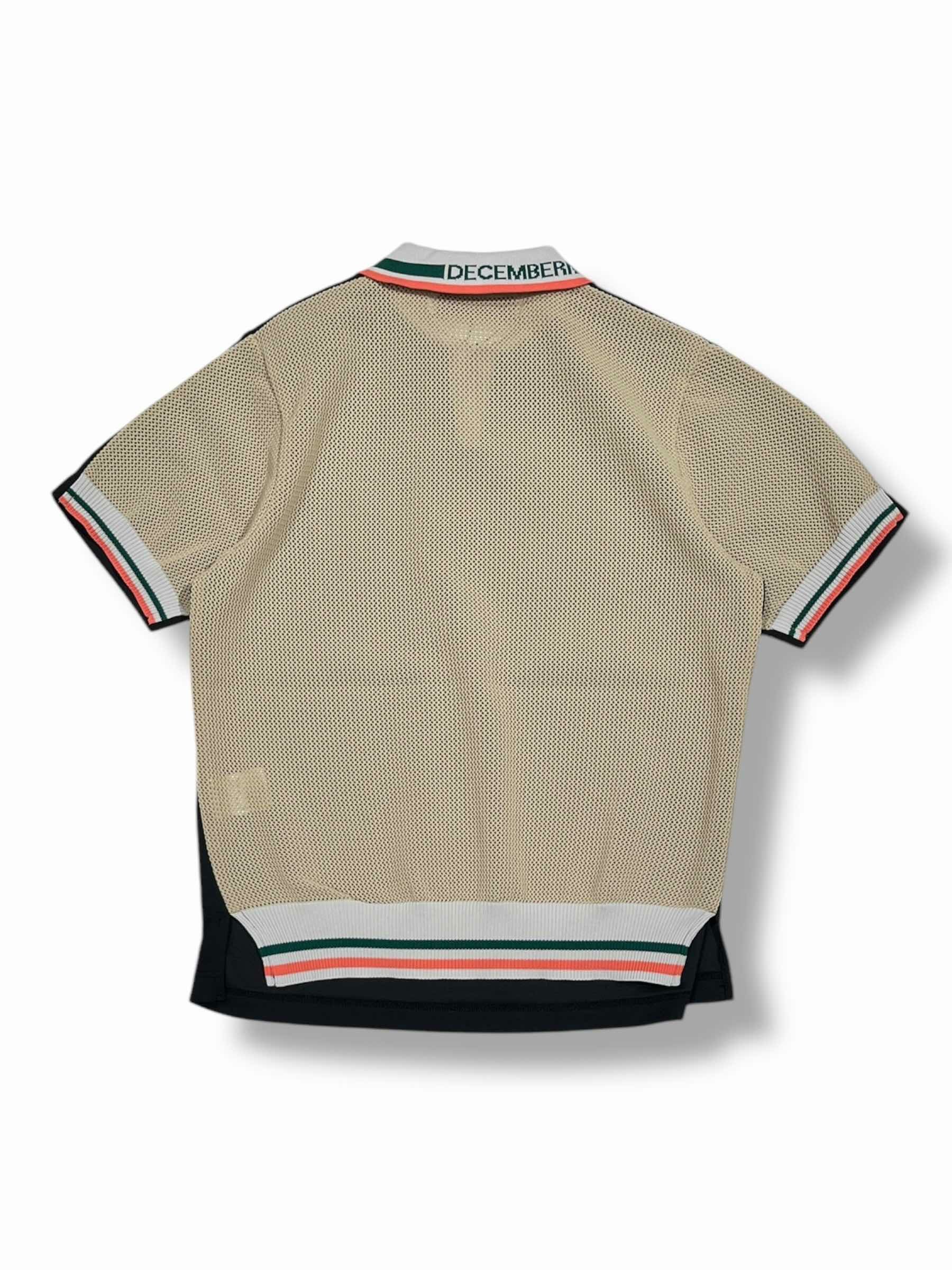 Meshknit combi skipper polo / MEN | DECEMBERMAY
