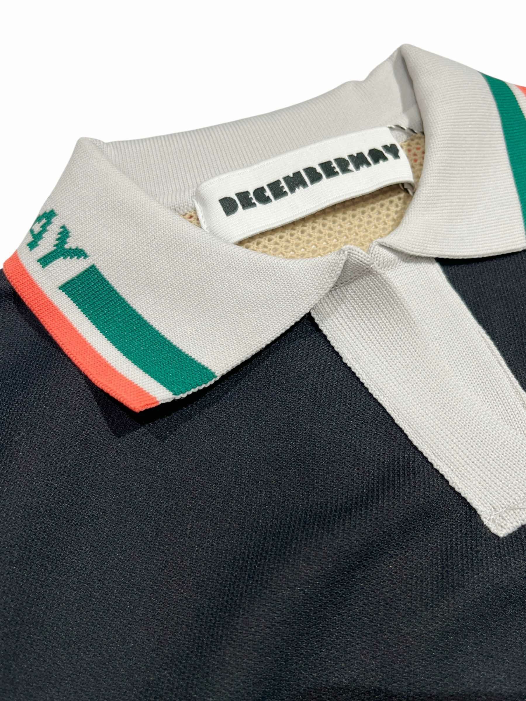 Meshknit combi skipper polo / MEN | DECEMBERMAY