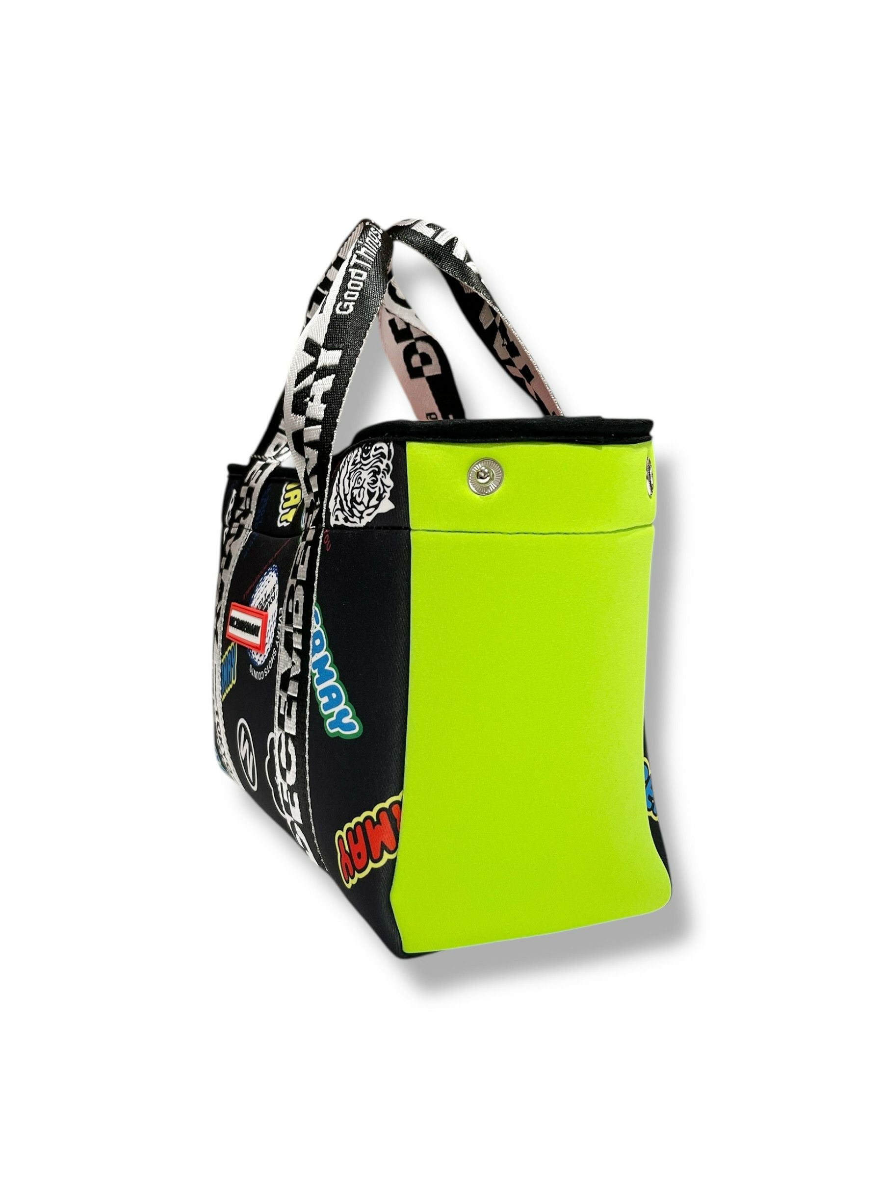 Livelimix print 2WAY neoprene mini tote bag / UNISEX | DECEMBERMAY