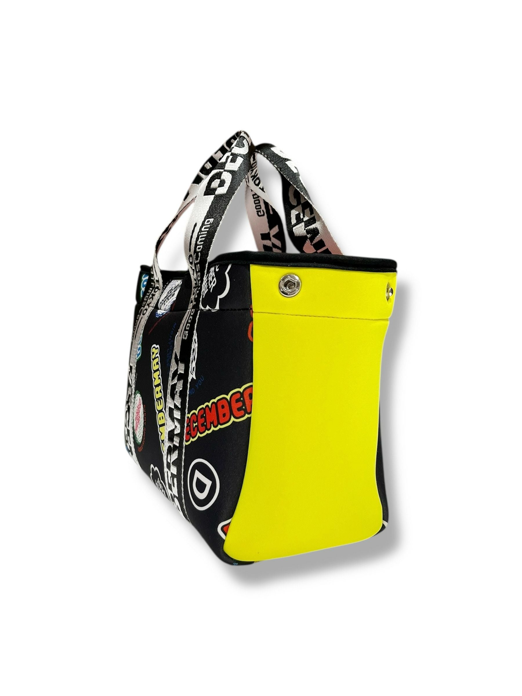Livelimix print 2WAY neoprene mini tote bag / UNISEX | DECEMBERMAY