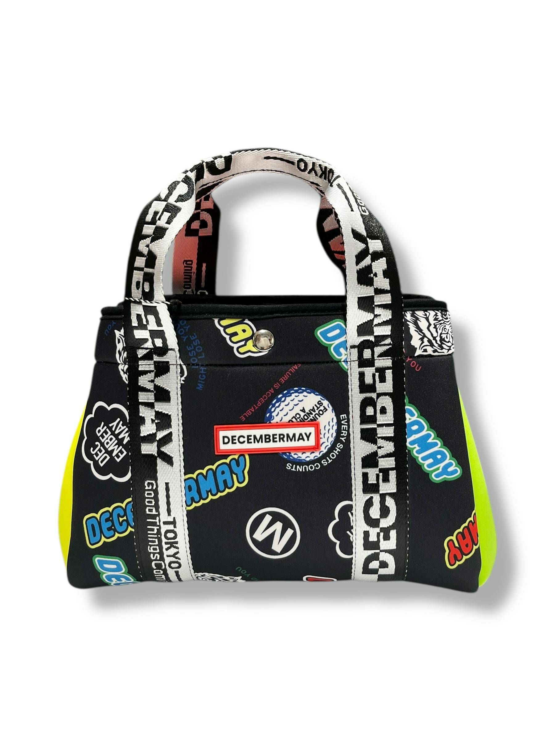 Livelimix print 2WAY neoprene mini tote bag / UNISEX | DECEMBERMAY