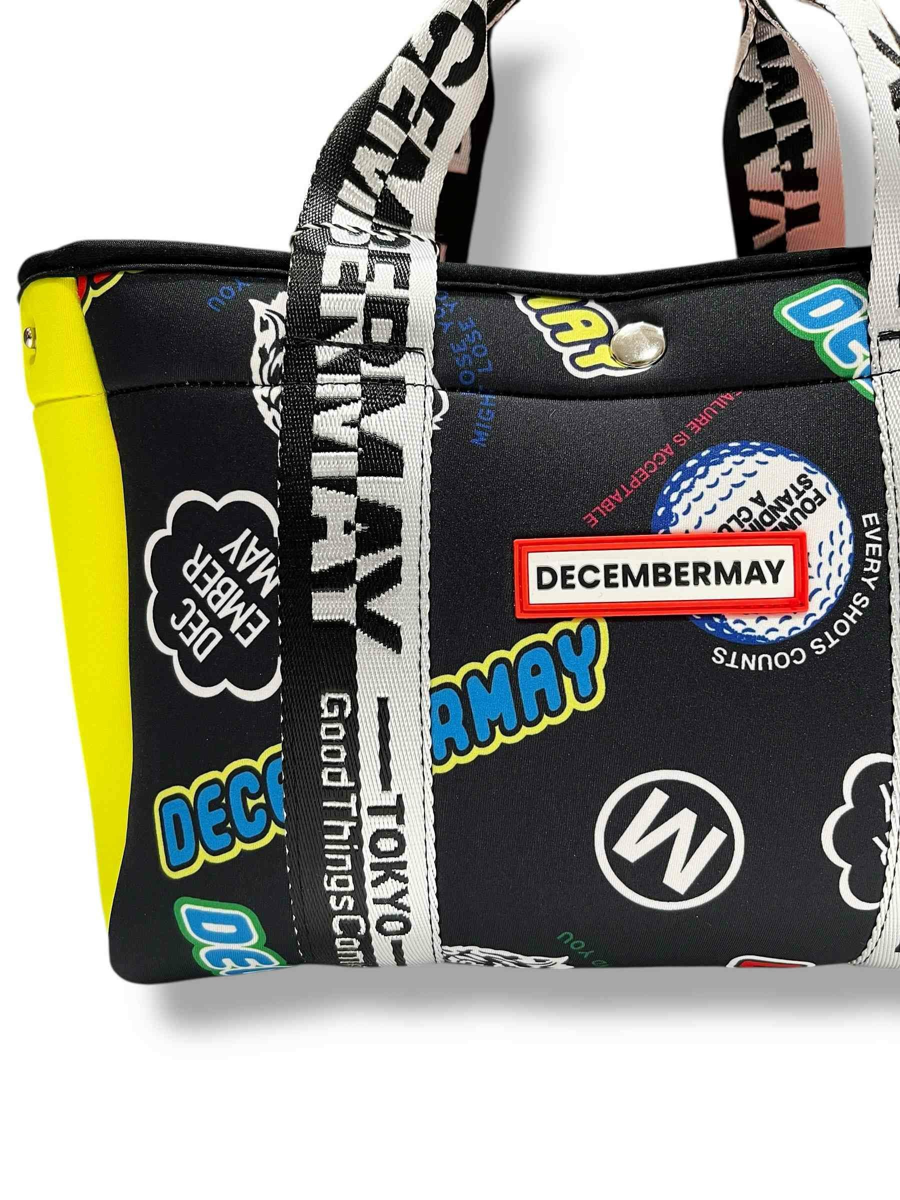 Livelimix print 2WAY neoprene mini tote bag / UNISEX | DECEMBERMAY
