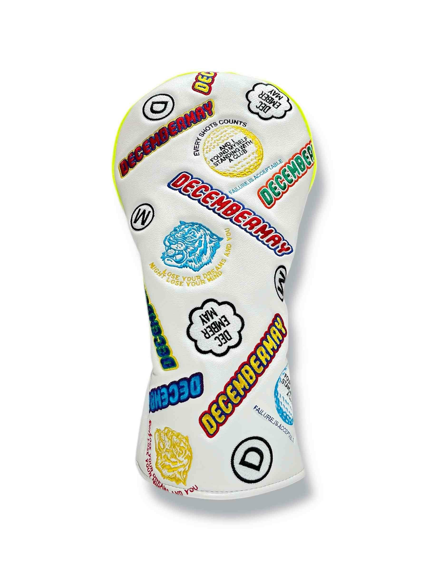 Embroidery head cover for driver | DECEMBERMAY