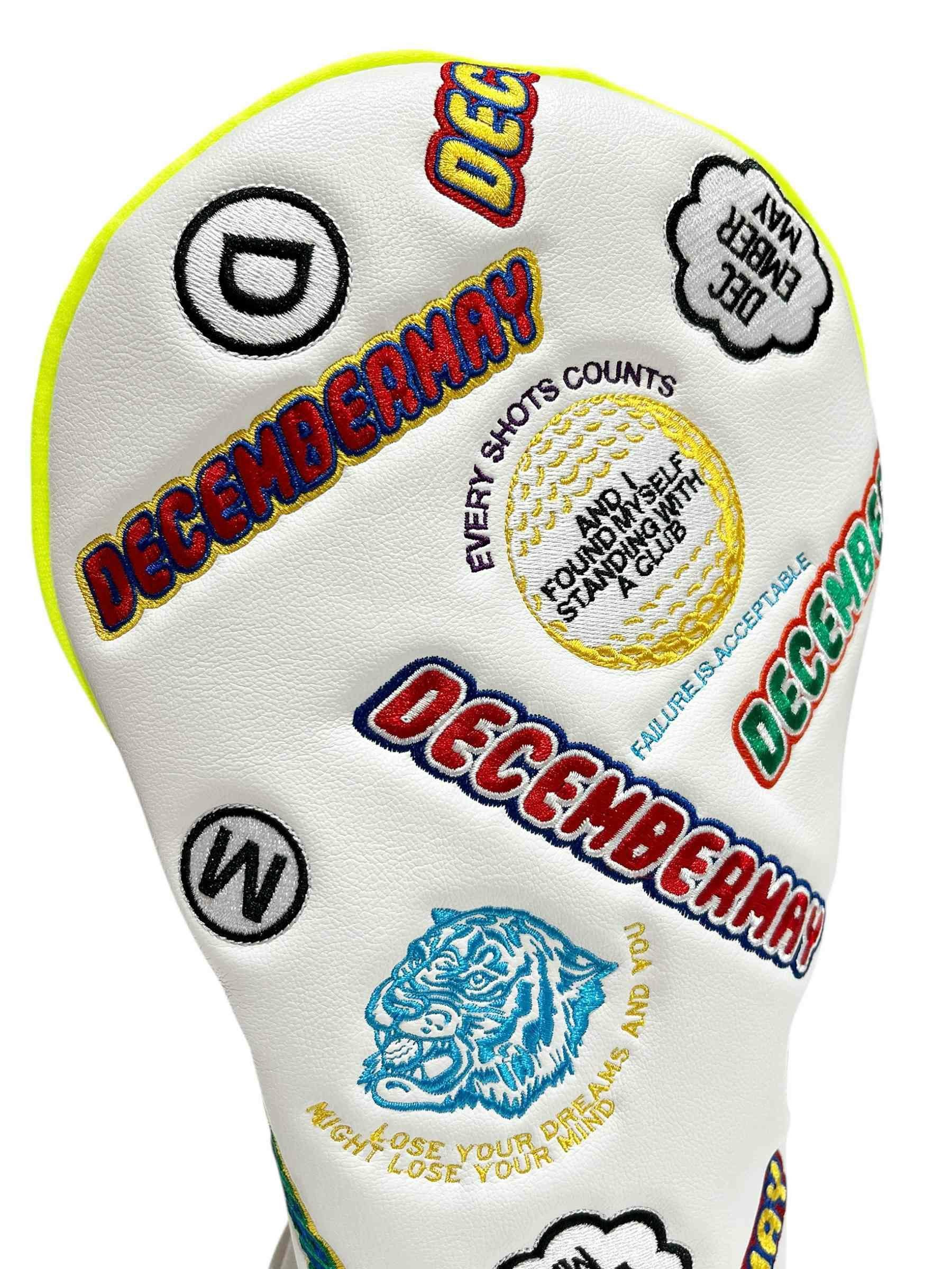 Embroidery head cover for driver | DECEMBERMAY
