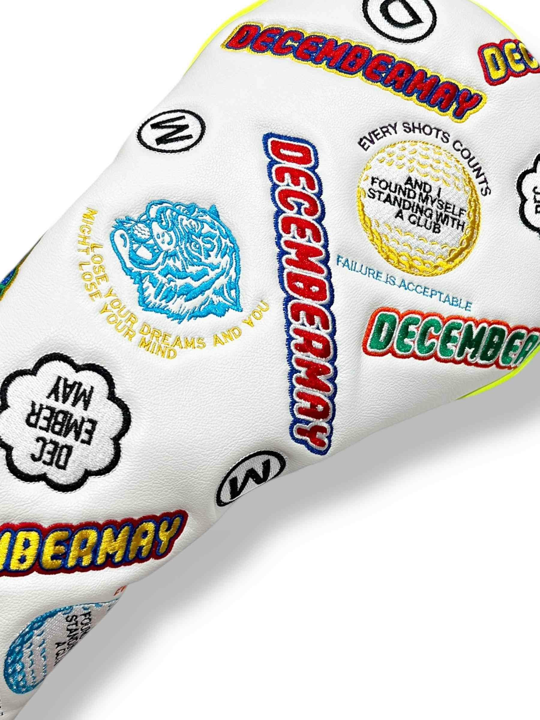 Embroidery head cover for driver | DECEMBERMAY
