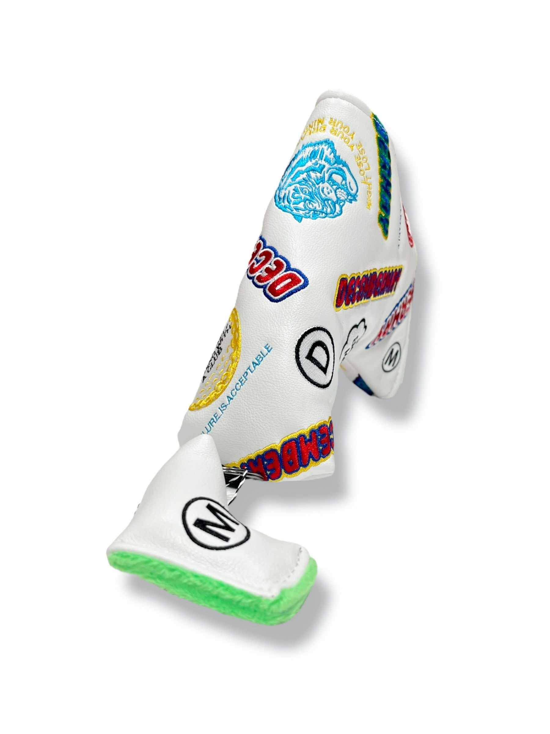 Embroidery head cover for putter cover | DECEMBERMAY