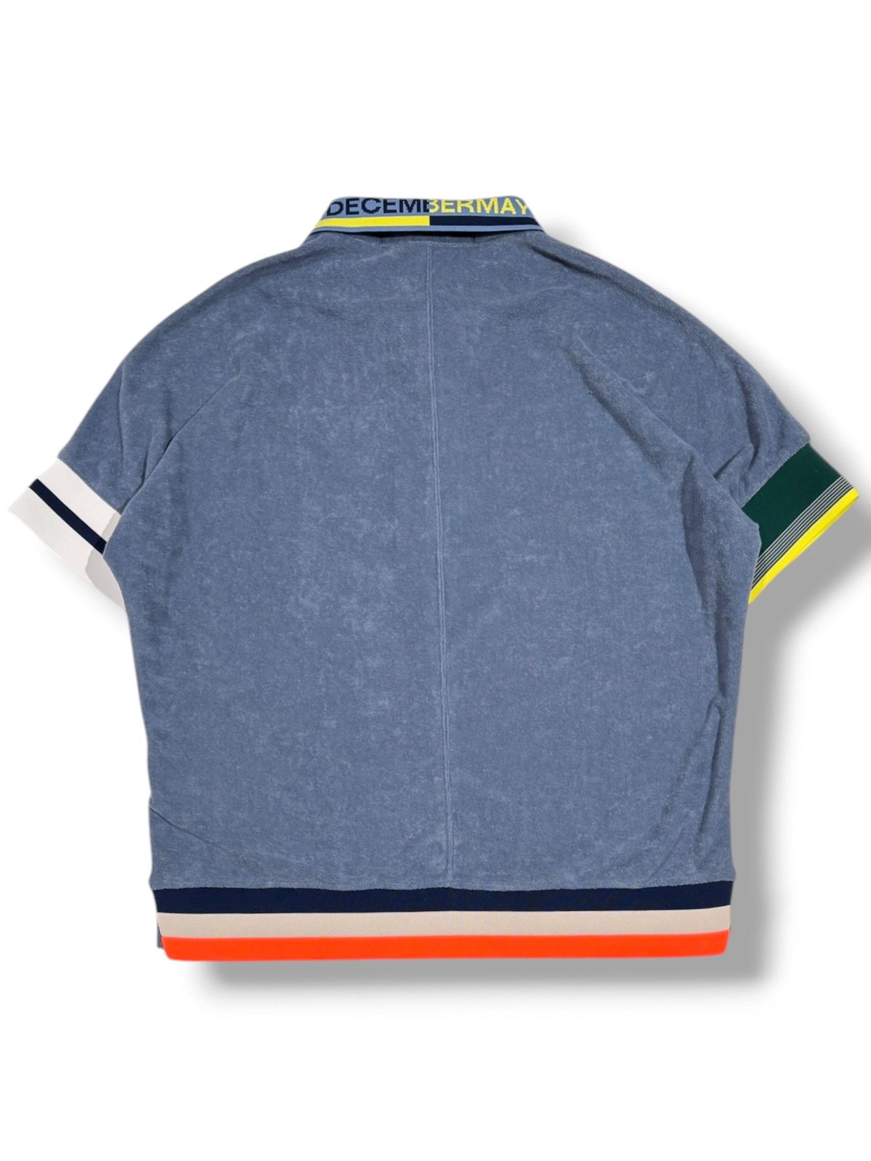 Bicolor ポロシャツ Decembermay Dolman DECEMBERMAY | MEN / polo sleeve Dolman sleeve レディースウェア