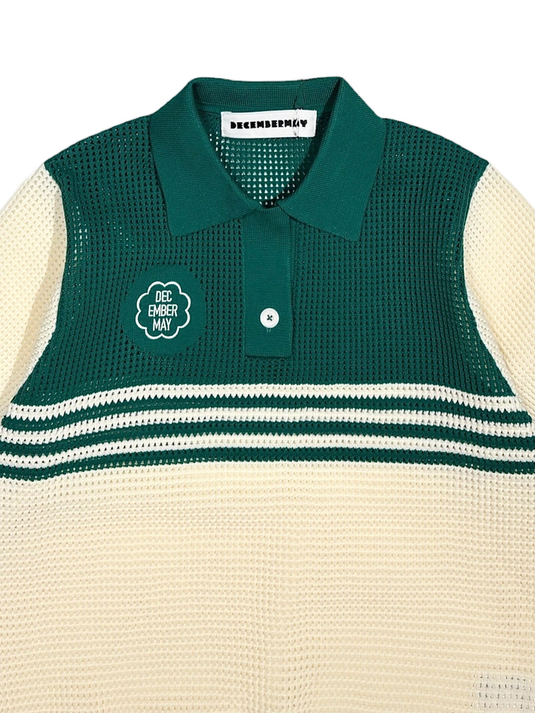 Mesh knit skipper polo/MEN | DECEMBERMAY Mesh knit skipper polo/MEN | DECEMBERMAY