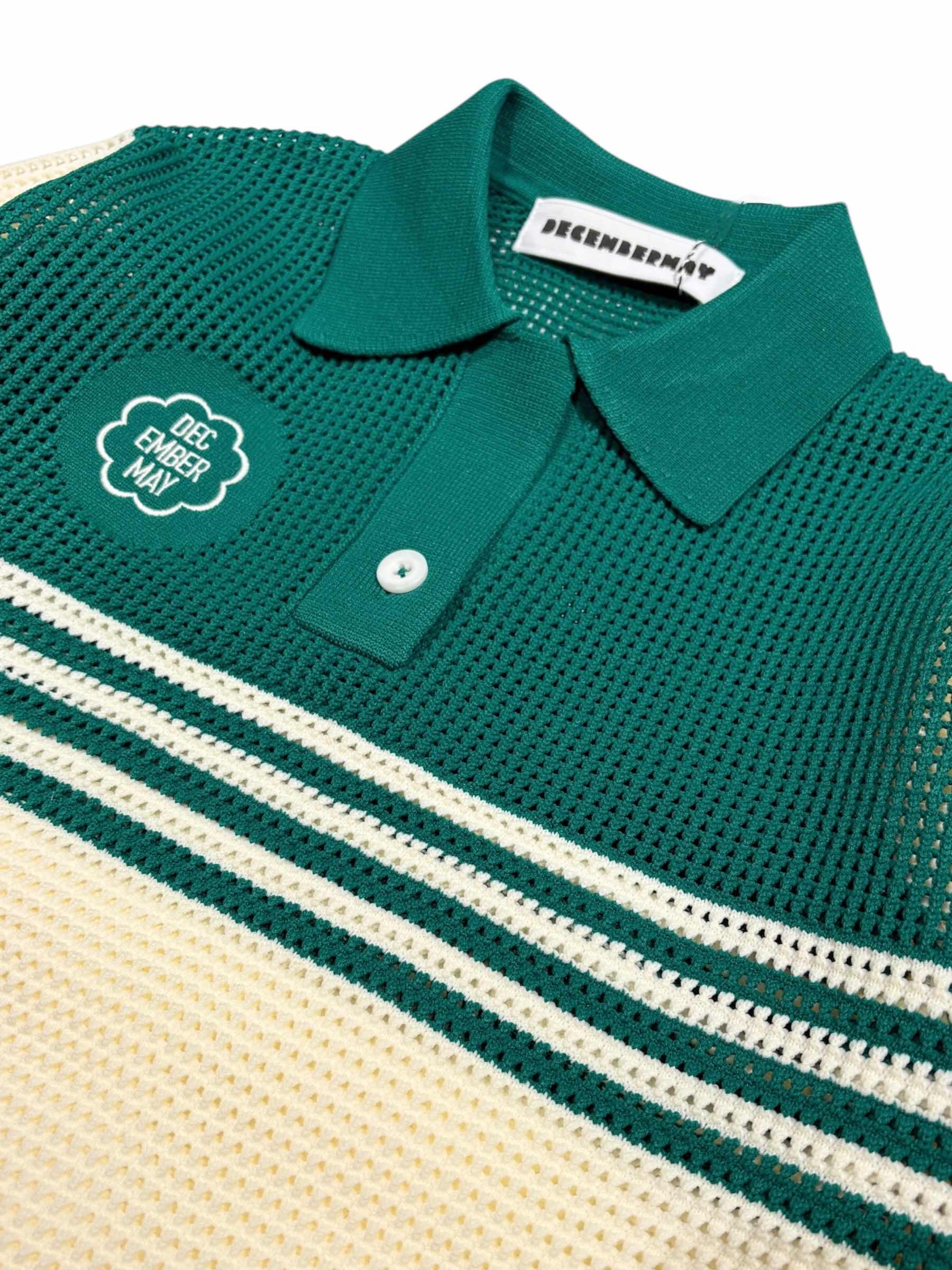 Mesh knit skipper polo/MEN | DECEMBERMAY Mesh knit skipper polo/MEN | DECEMBERMAY