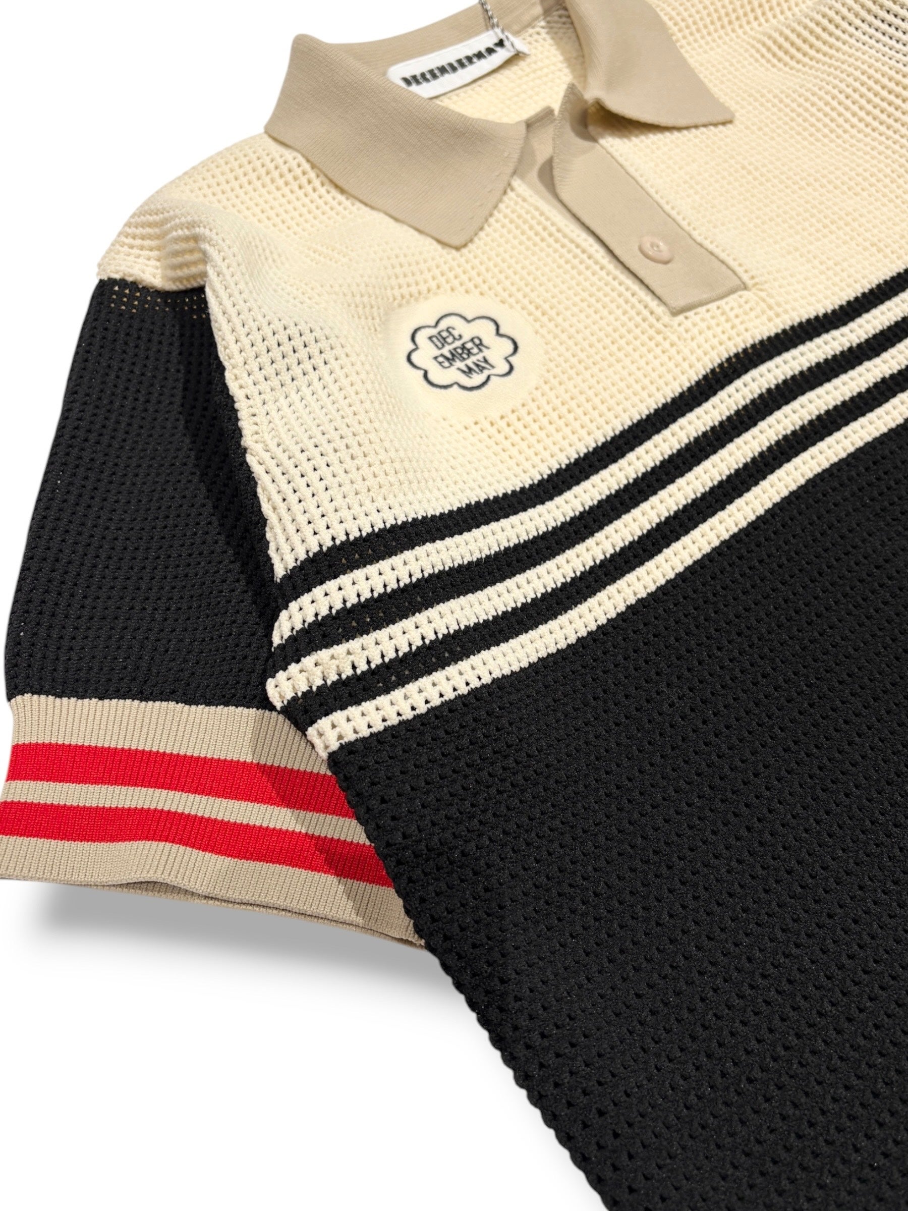 Mesh knit skipper polo/MEN | DECEMBERMAY Mesh knit skipper polo/MEN | DECEMBERMAY