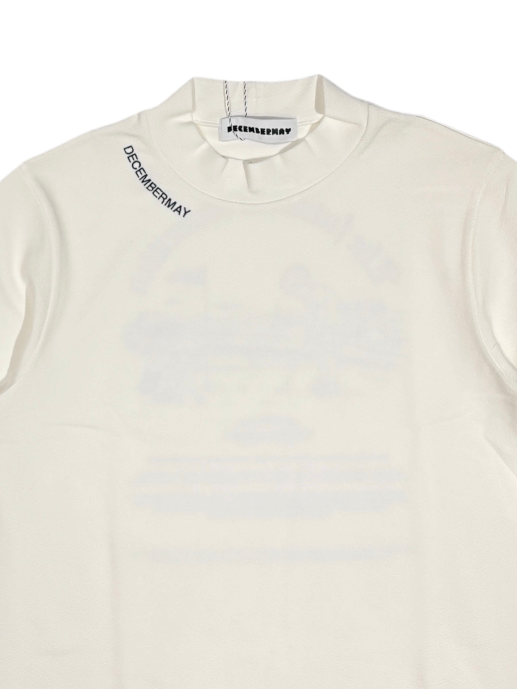 F.I.U blister mock tee / UNISEX | DECEMBERMAY