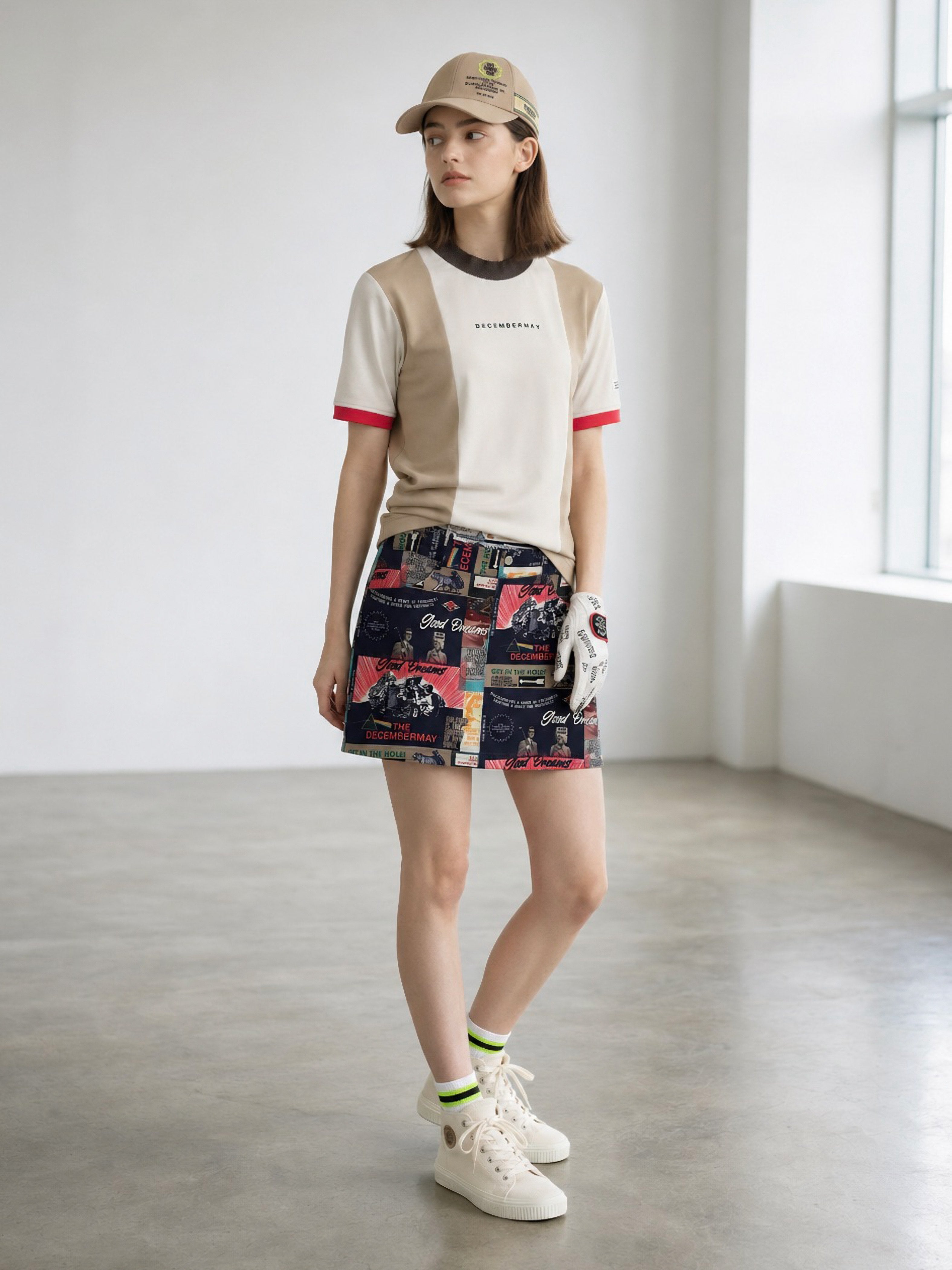Good Dreams collage skirt/WOMEN | DECEMBERMAY