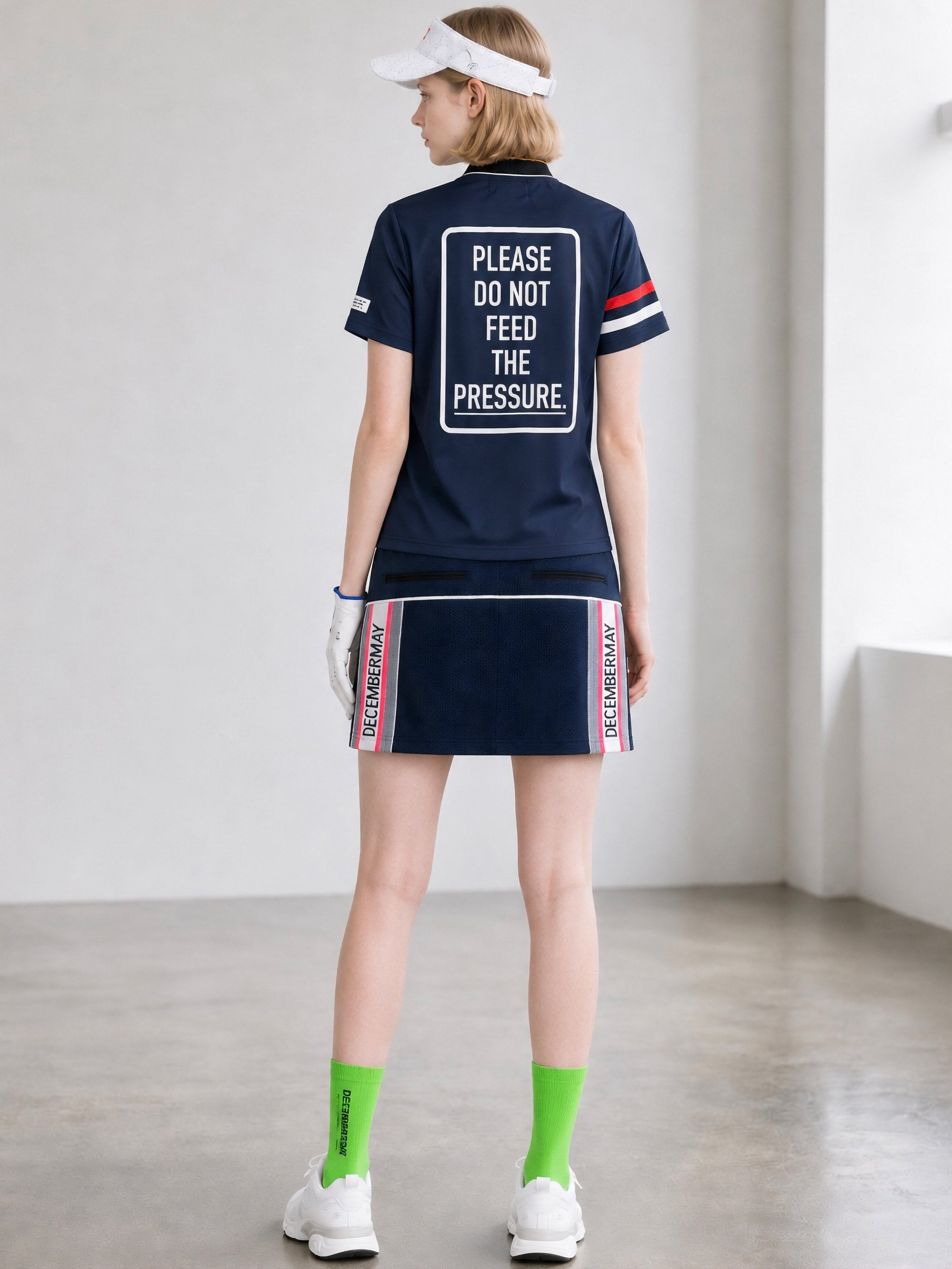 Post-modernism mock neck shirt/ WOMEN | DECEMBERMAY