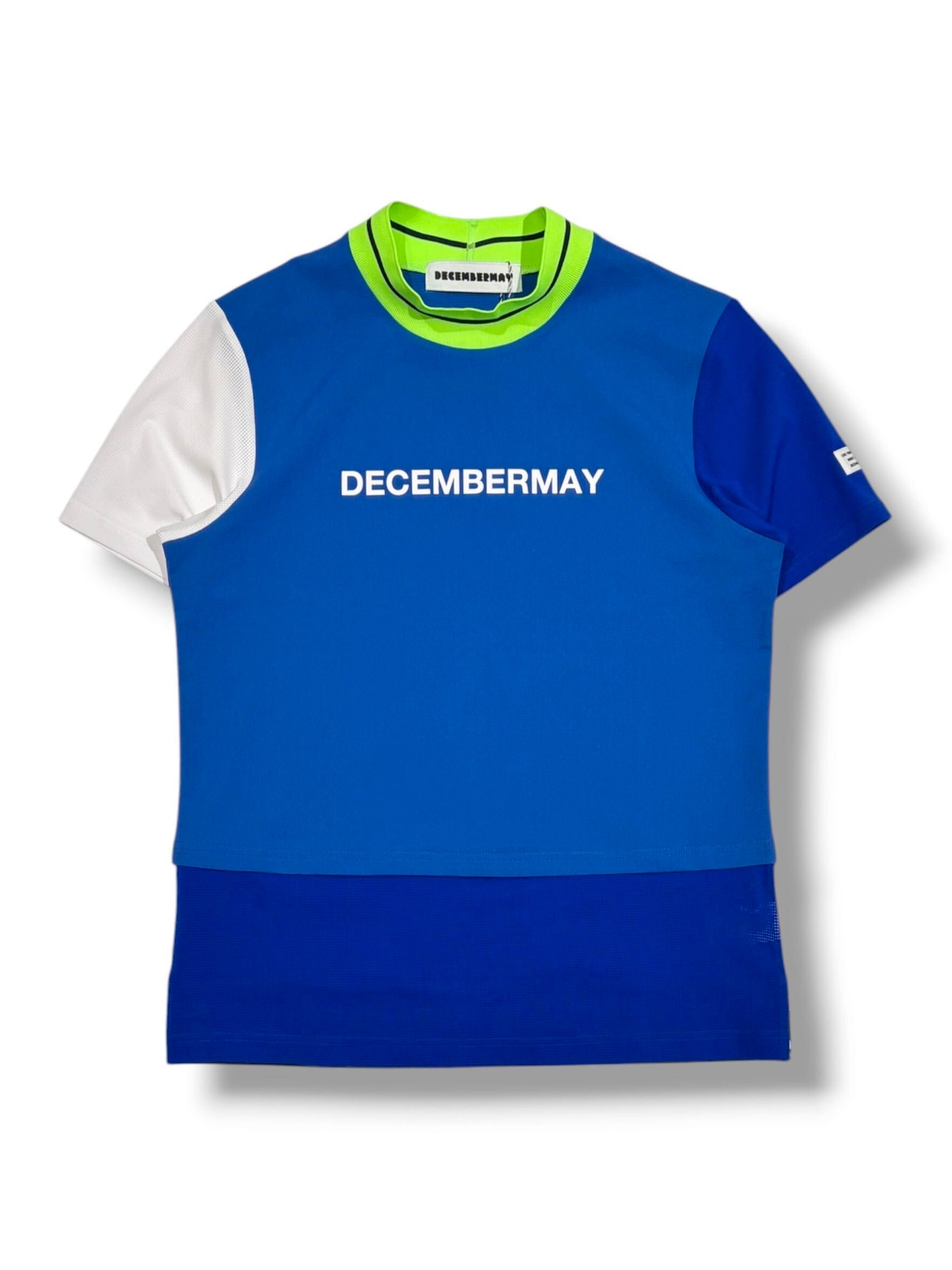 Mesh-paneled mock neck/ MEN | DECEMBERMAY