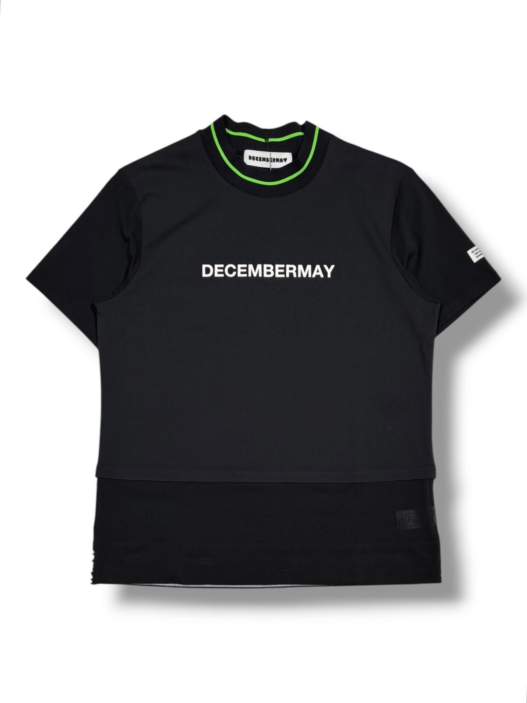 Mesh-paneled mock neck/ MEN | DECEMBERMAY