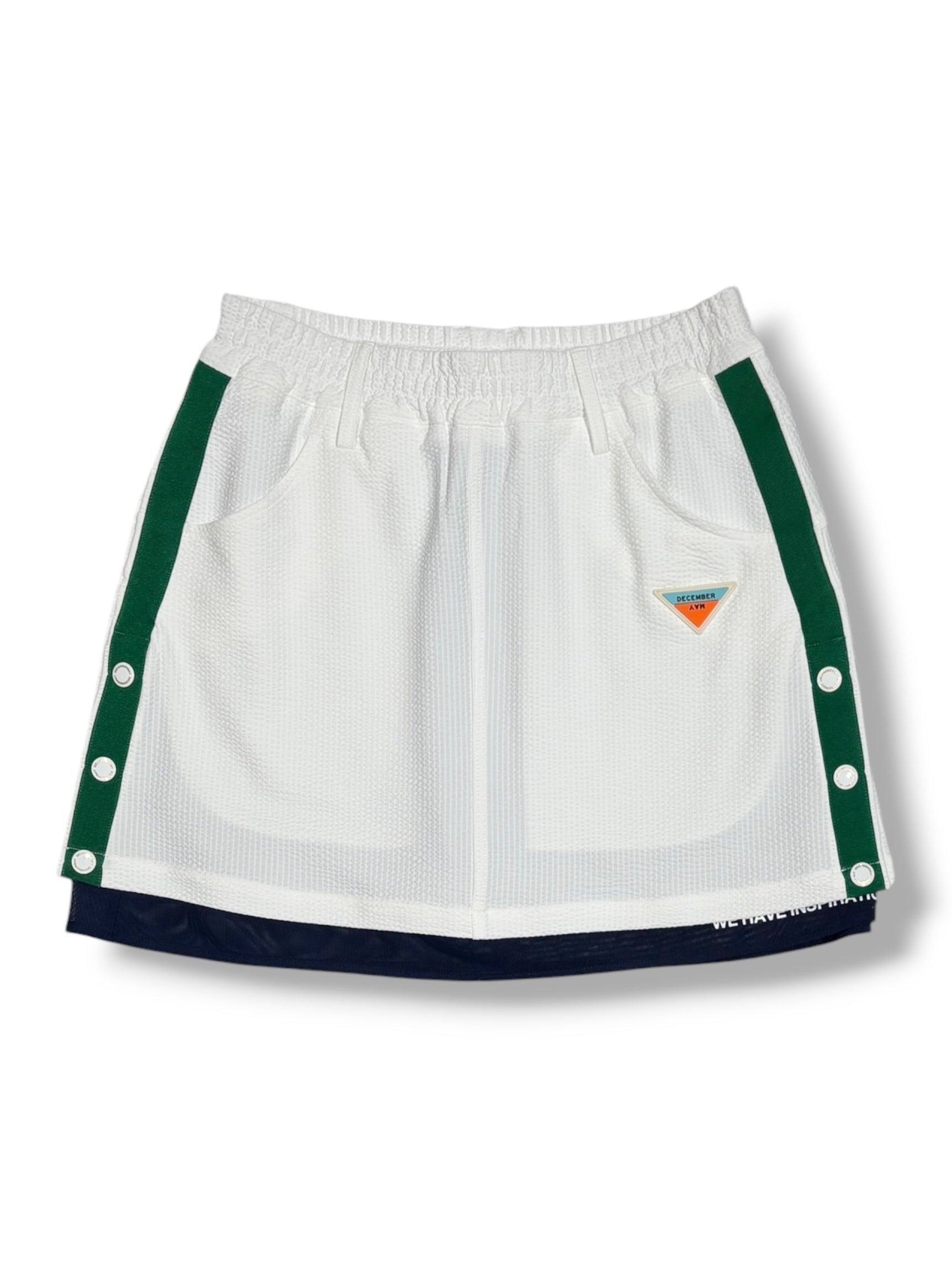 Newport seersucker skirt/ WOMEN | DECEMBERMAY