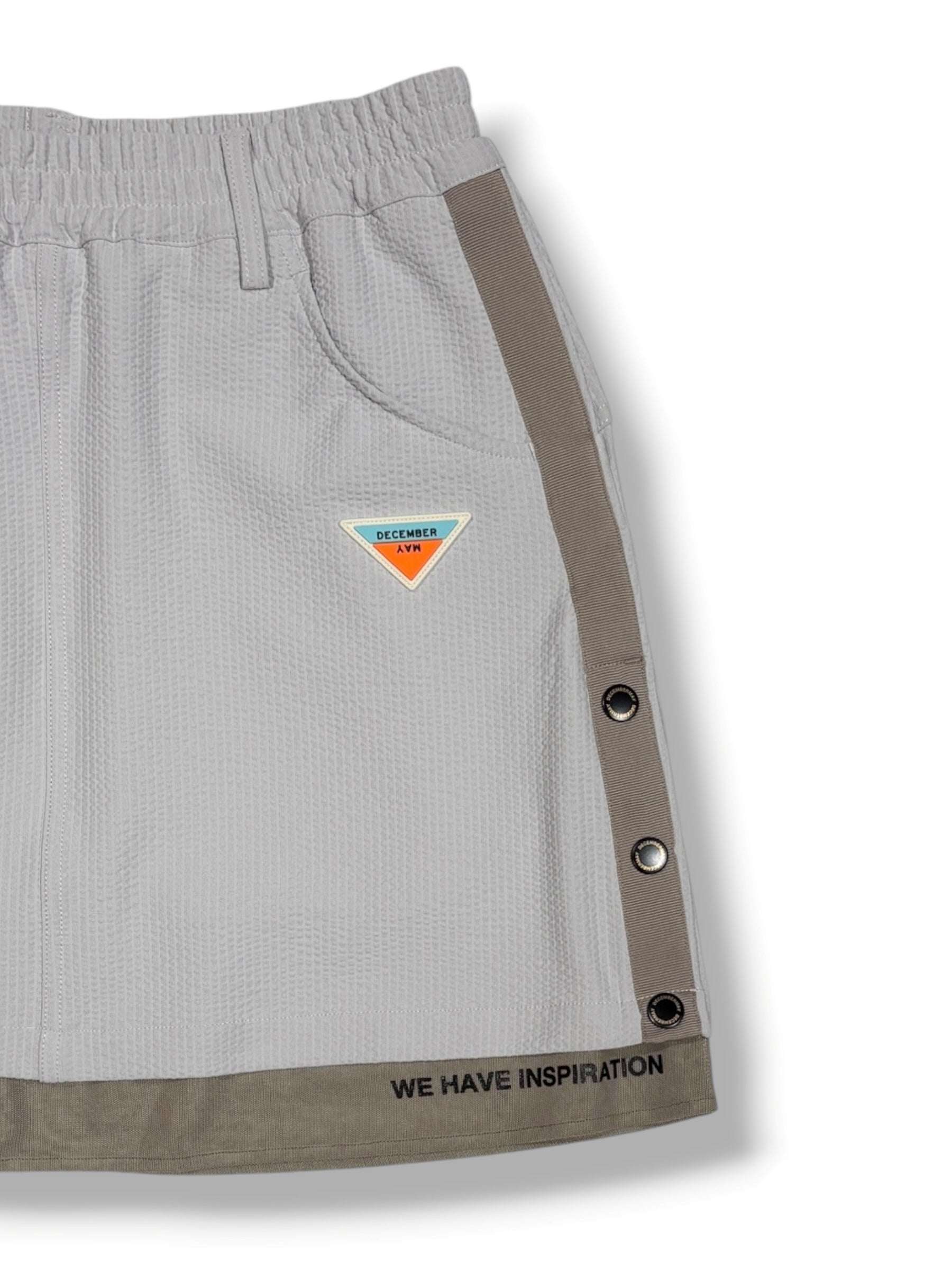 Newport seersucker skirt/ WOMEN | DECEMBERMAY