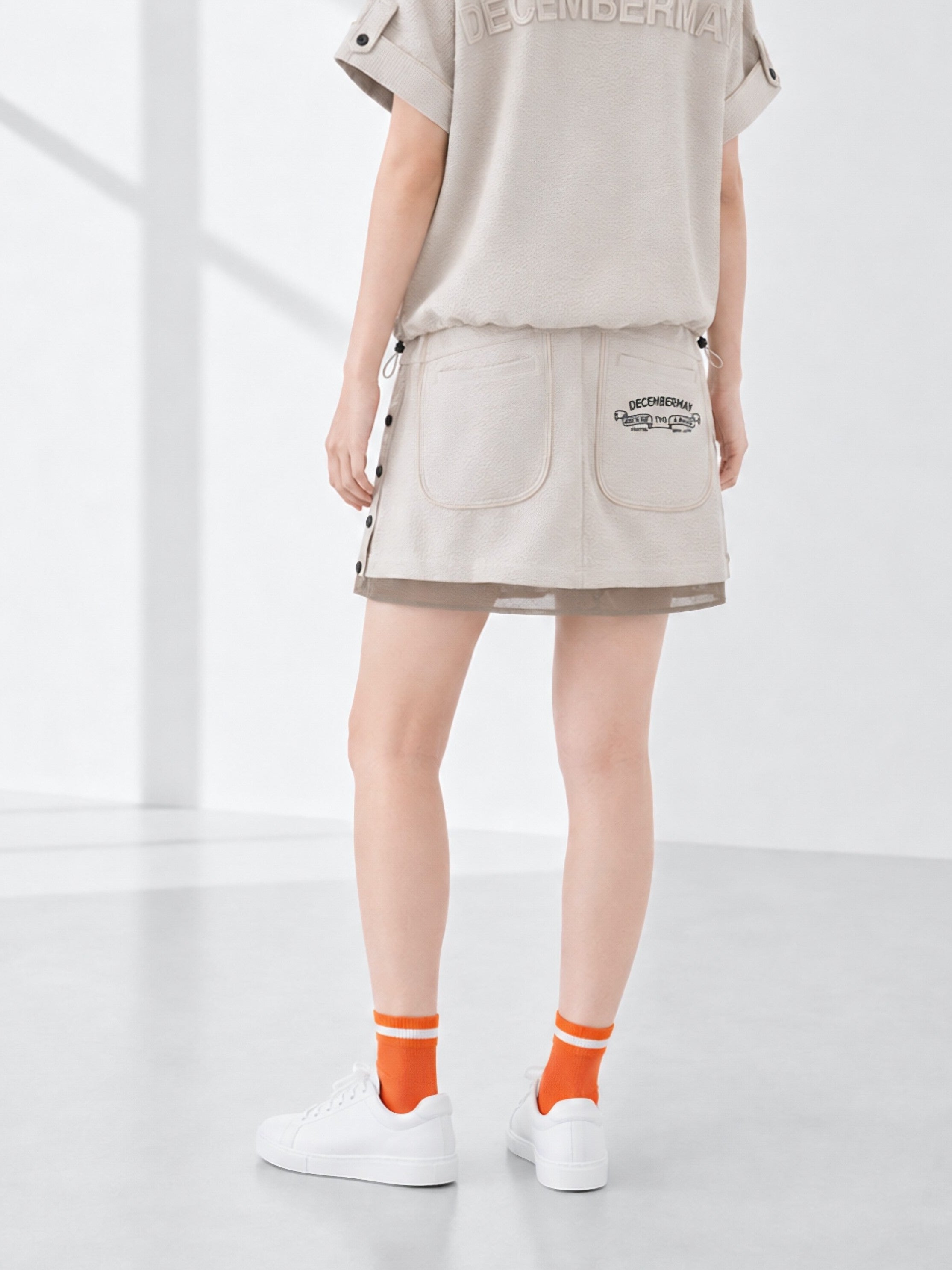 Newport seersucker skirt/ WOMEN | DECEMBERMAY